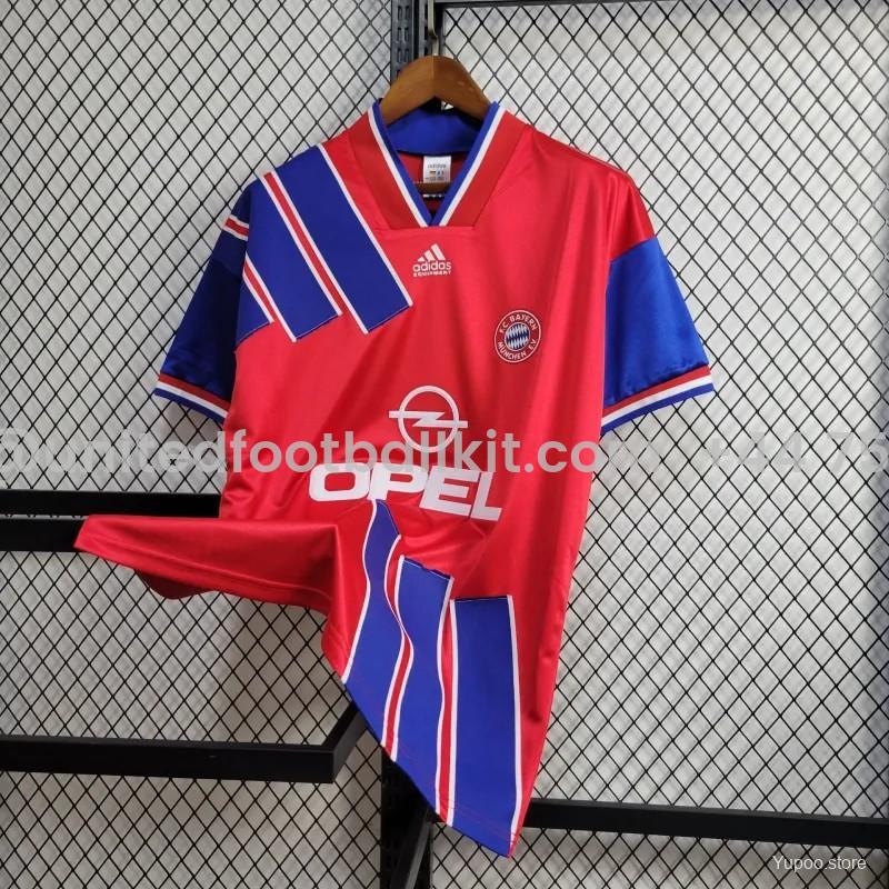 Unitedfootballkit.com | Retro Bayern Munich 93-95 Home Stadium Jersey -Customize Name, Number and Patch | Worldwide Shipping