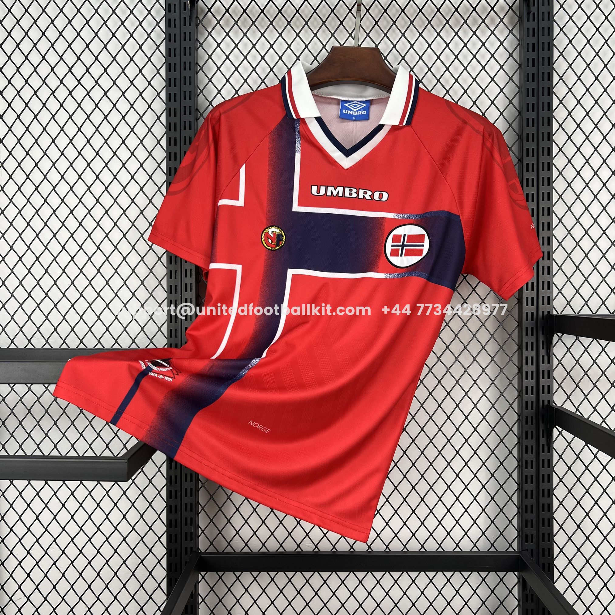 Retro Norway 1998 Home Jersey:football jersey mysite: unitedjerseyfootball 邓江浪:football