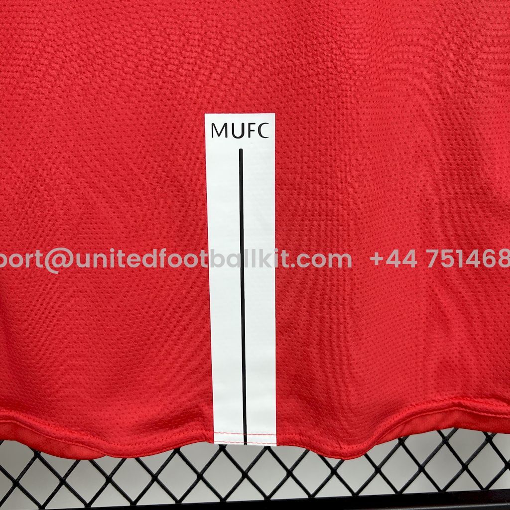 Unitedfootballkit.com | Retro Manchester United 07-08 Champions League Final Home Long Sleeve Jersey -Customize Name, Number and Patch | Worldwide Shipping