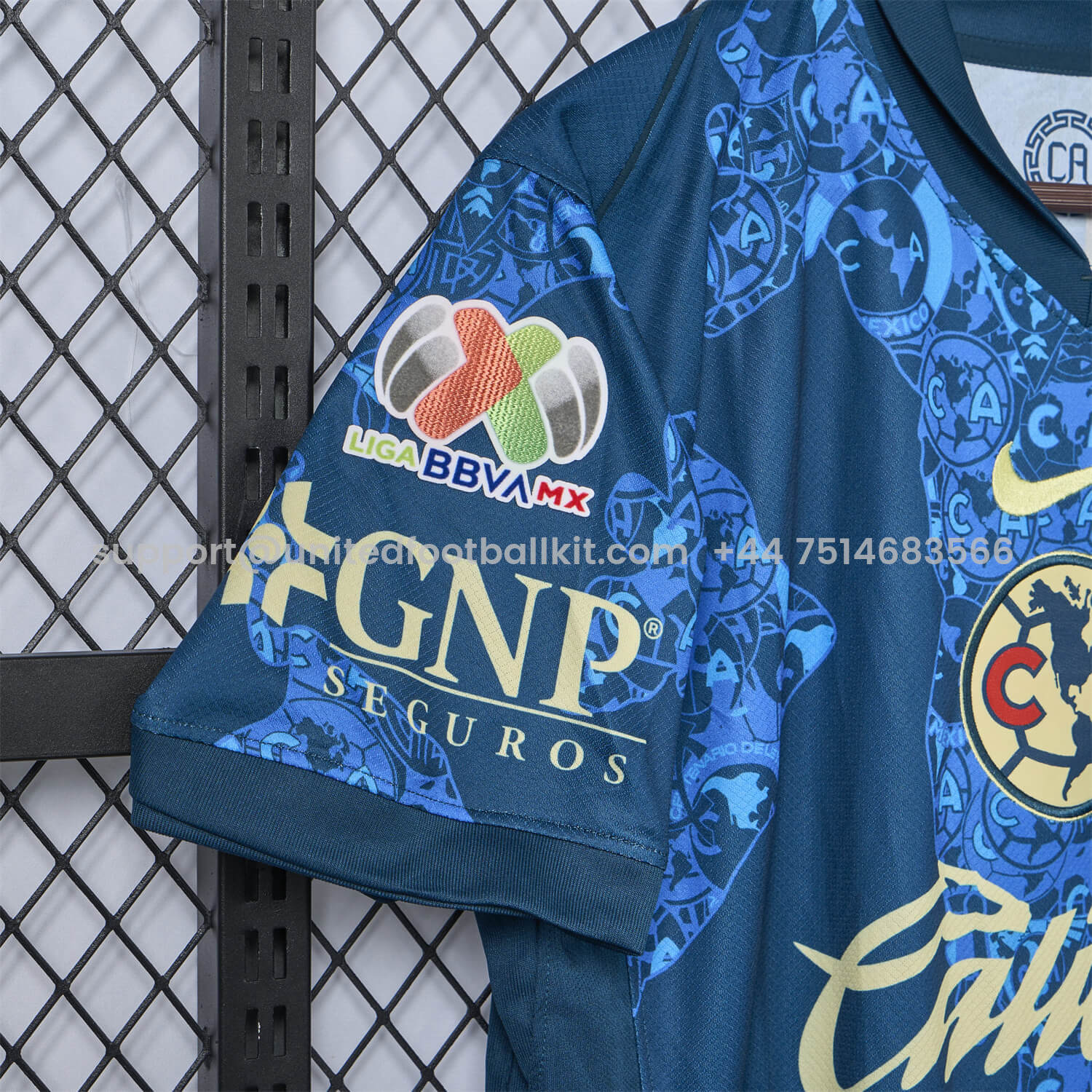 Unitedfootballkit.com | Club América 24-25 Away Jersey - Fans Version -Customize Name, Number and Patch | Worldwide Shipping