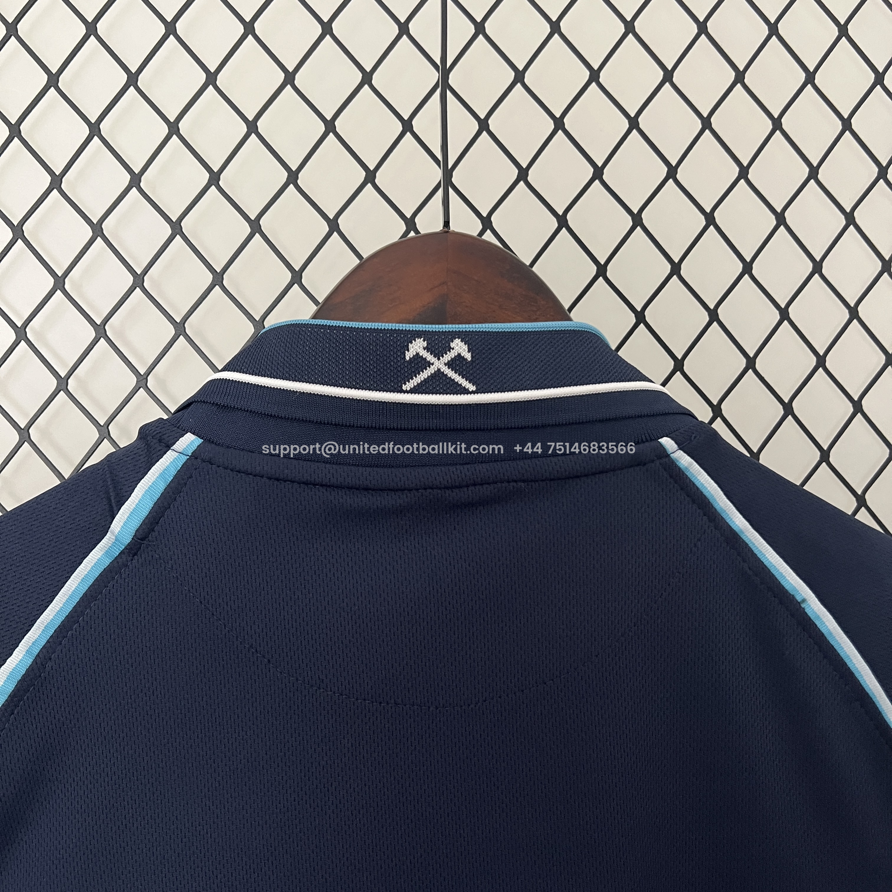 Unitedfootballkit.com | Retro West Ham United 1999-01 Third Jersey -Customize Name, Number and Patch | Worldwide Shipping