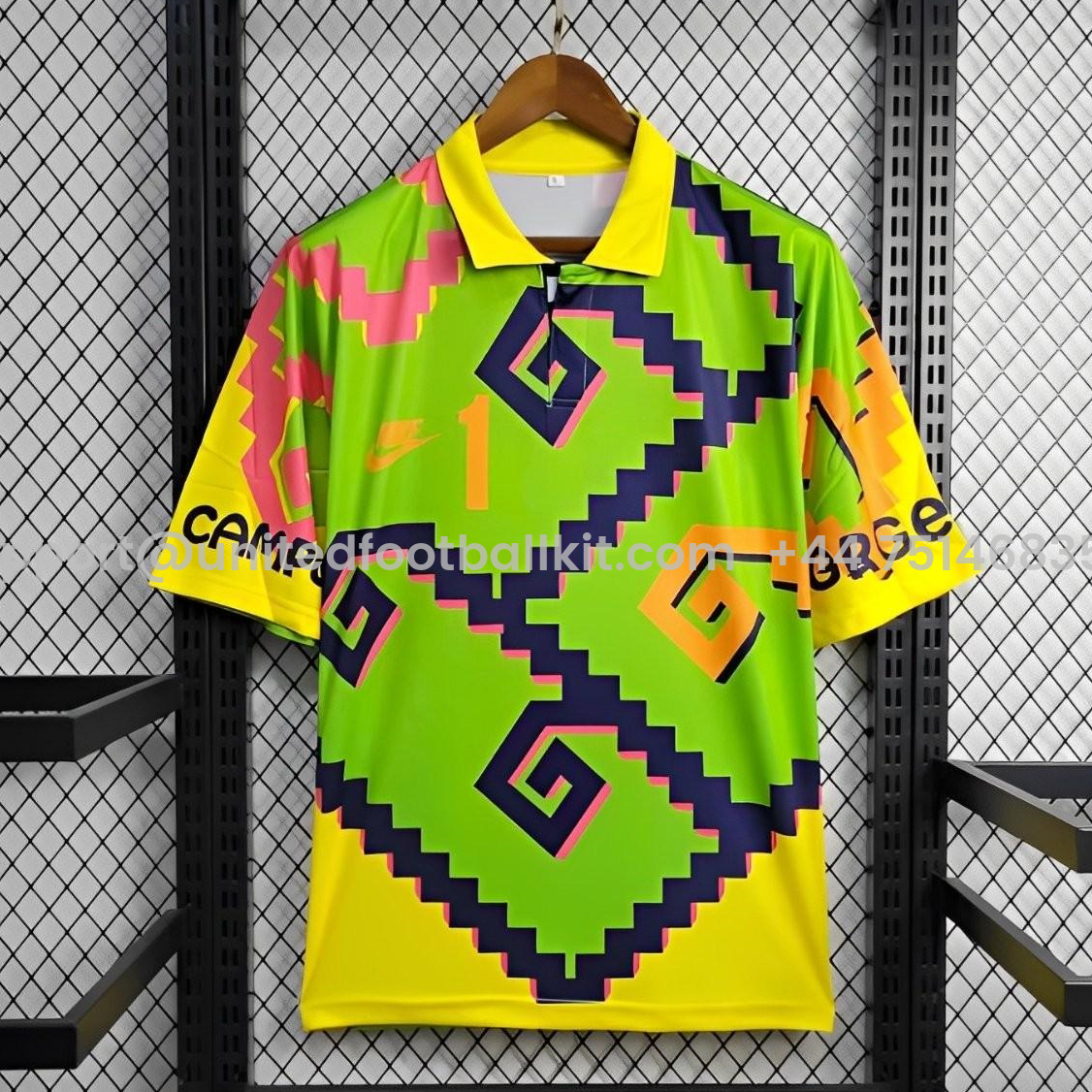 Unitedfootballkit.com | Retro Mexico 1995 Goalkeeper Green Black Jersey -Customize Name, Number and Patch | Worldwide Shipping