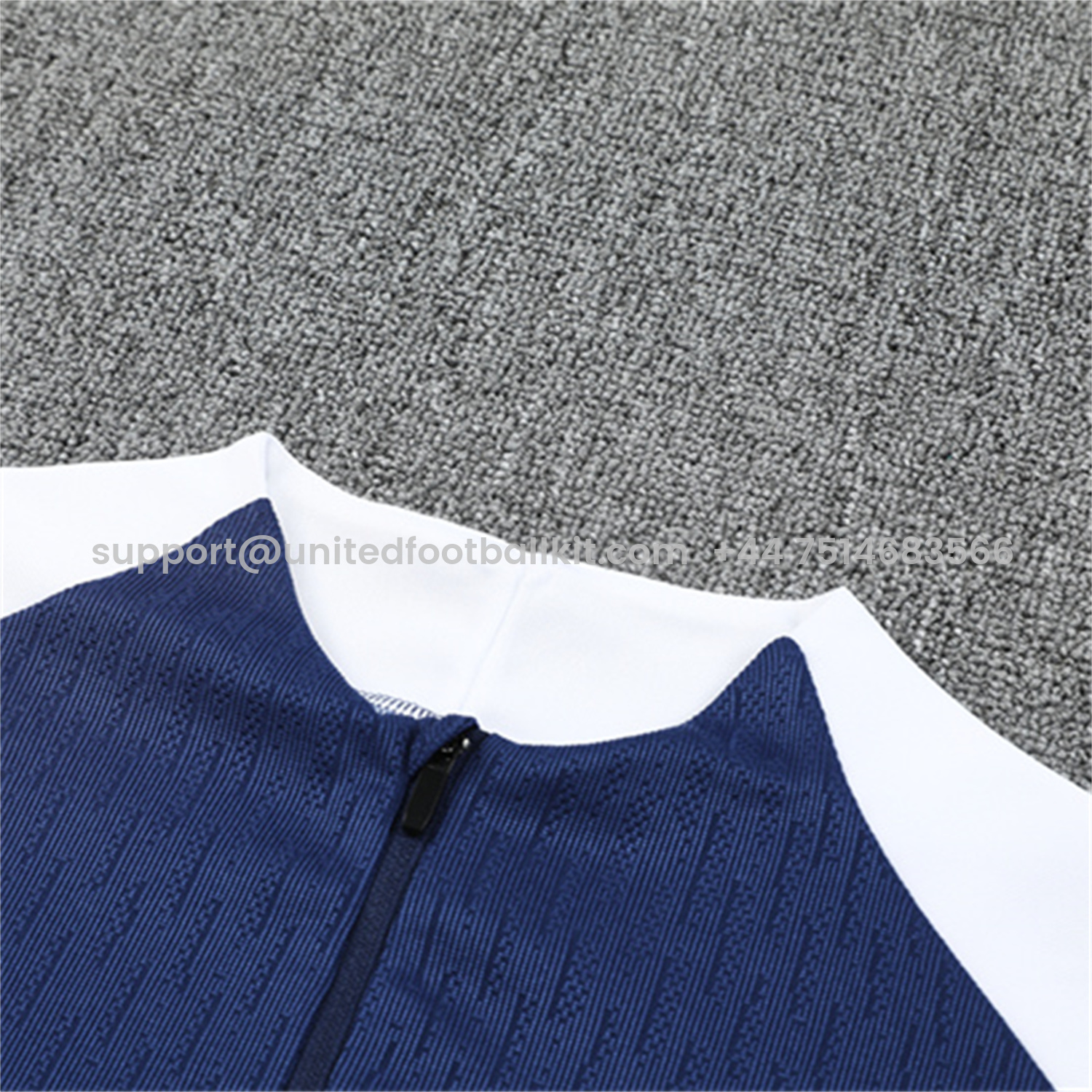 Unitedfootballkit.com | Paris Saint-Germain PSG 25-26 Long Sleeves Training Set - Royal Blue Top & Royal Blue Pants -Customize Name, Number and Patch | Worldwide Shipping