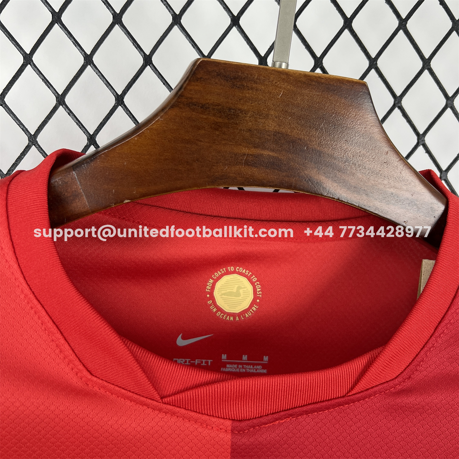 Unitedfootballkit.com | Canada 2026 Home Jersey - Fans Version -Customize Name, Number and Patch | Worldwide Shipping