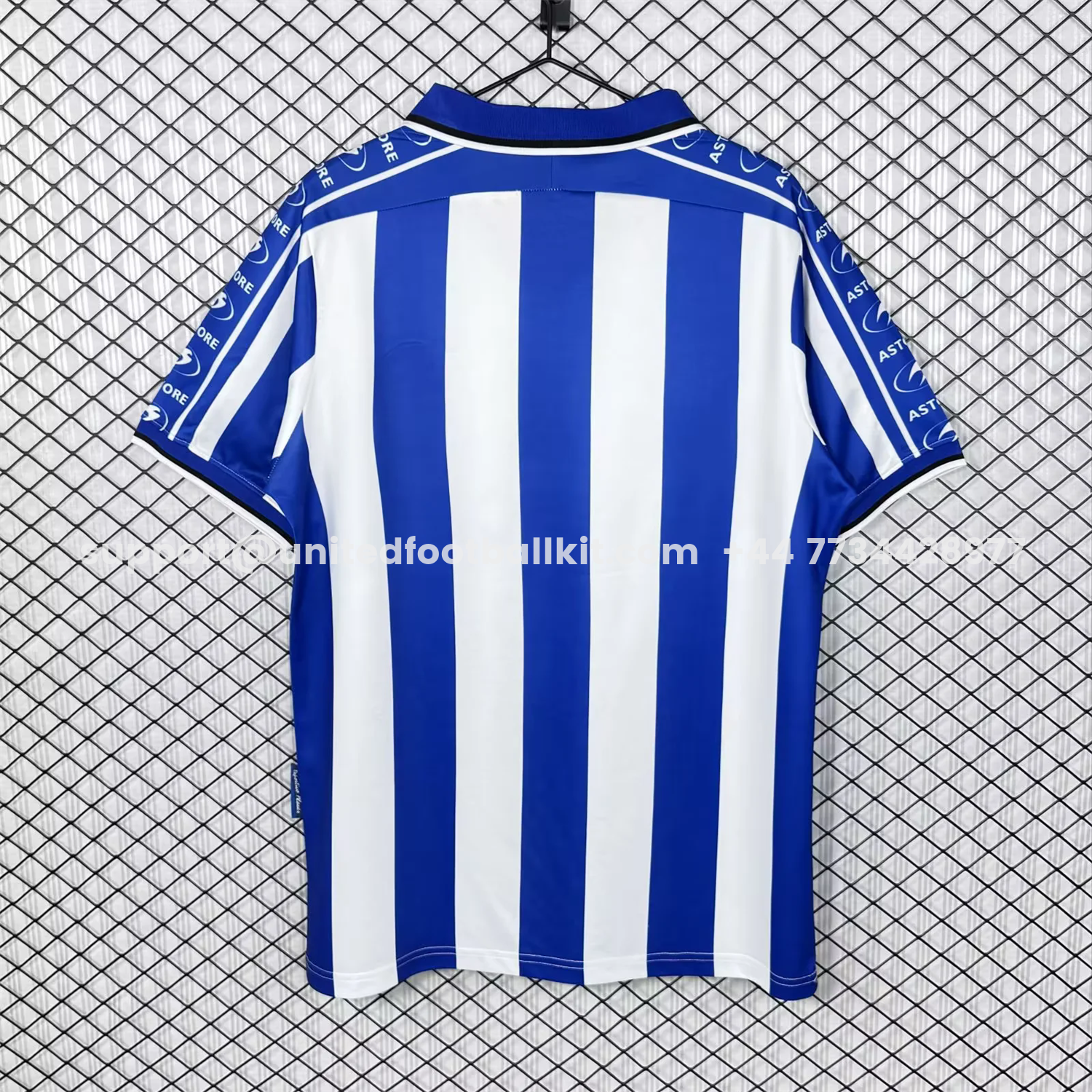 Unitedfootballkit.com | Retro Deportivo Alavés 1998-99 Home Jersey -Customize Name, Number and Patch | Worldwide Shipping