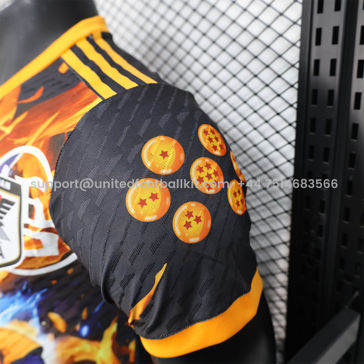 Unitedfootballkit.com | Japan 25-26 Goku Fighting Form Black Special Jersey - Player Version -Customize Name, Number and Patch | Worldwide Shipping