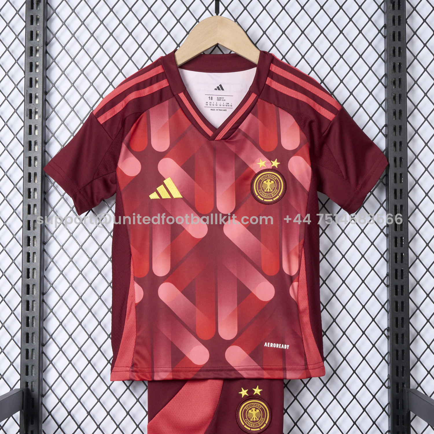 Unitedfootballkit.com | Germany 2025 Women's Euro Away Kids Kit -Customize Name, Number and Patch | Worldwide Shipping