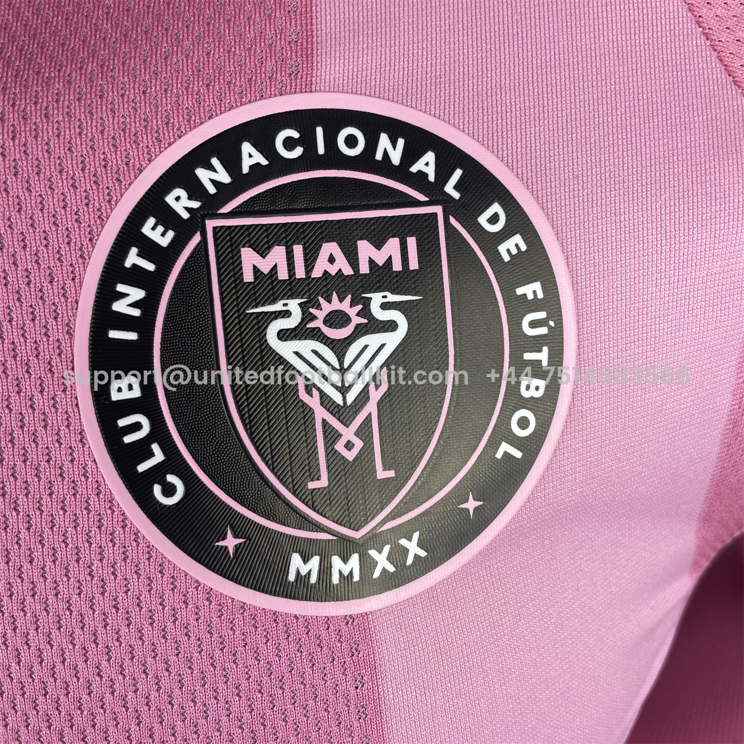 Unitedfootballkit.com | INT M.A.M 2025-26 Home Long Sleeves Jersey - Player Version -Customize Name, Number and Patch | Worldwide Shipping