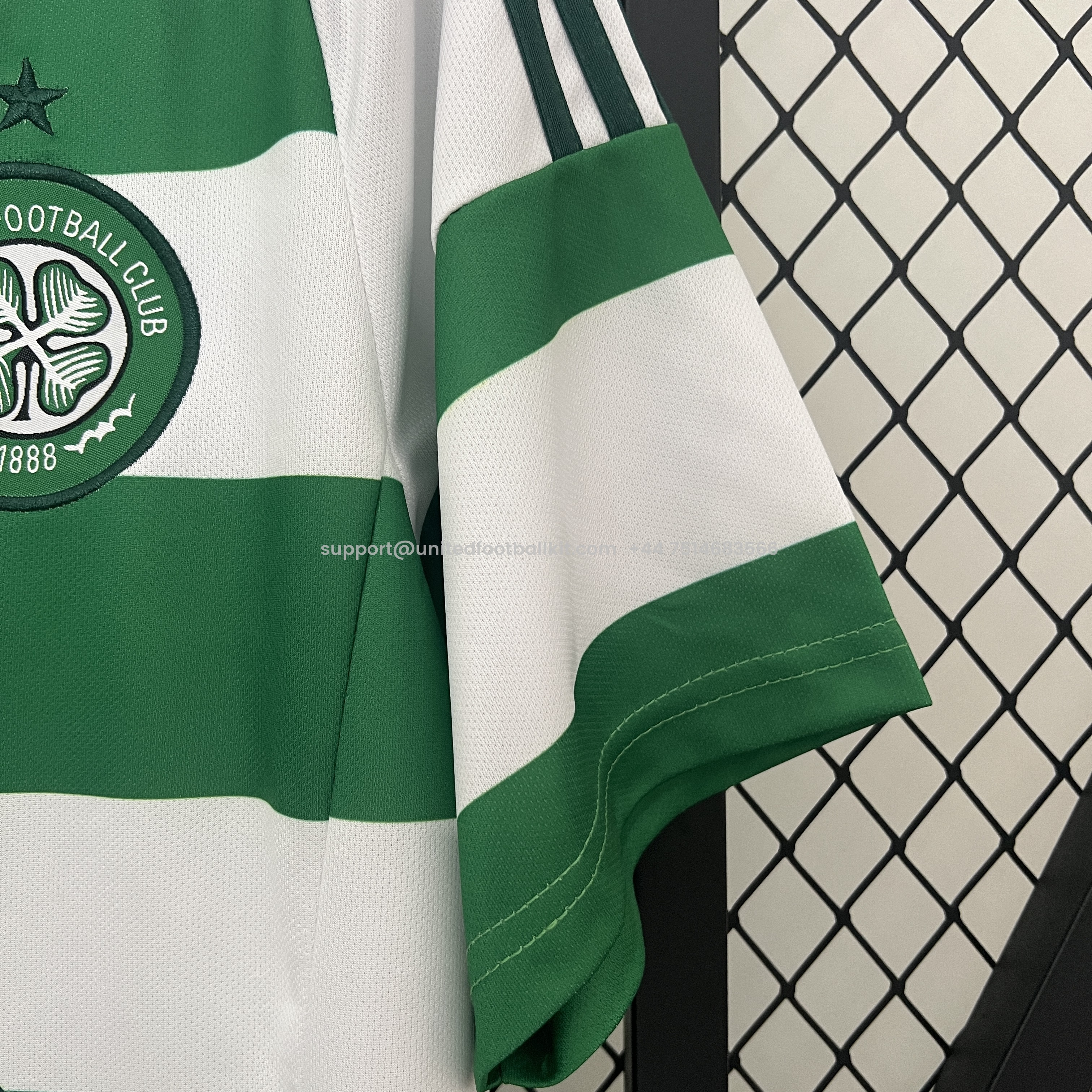 Unitedfootballkit.com | Celtic 24-25 Home Stadium Jersey - Fans Version -Customize Name, Number and Patch | Worldwide Shipping