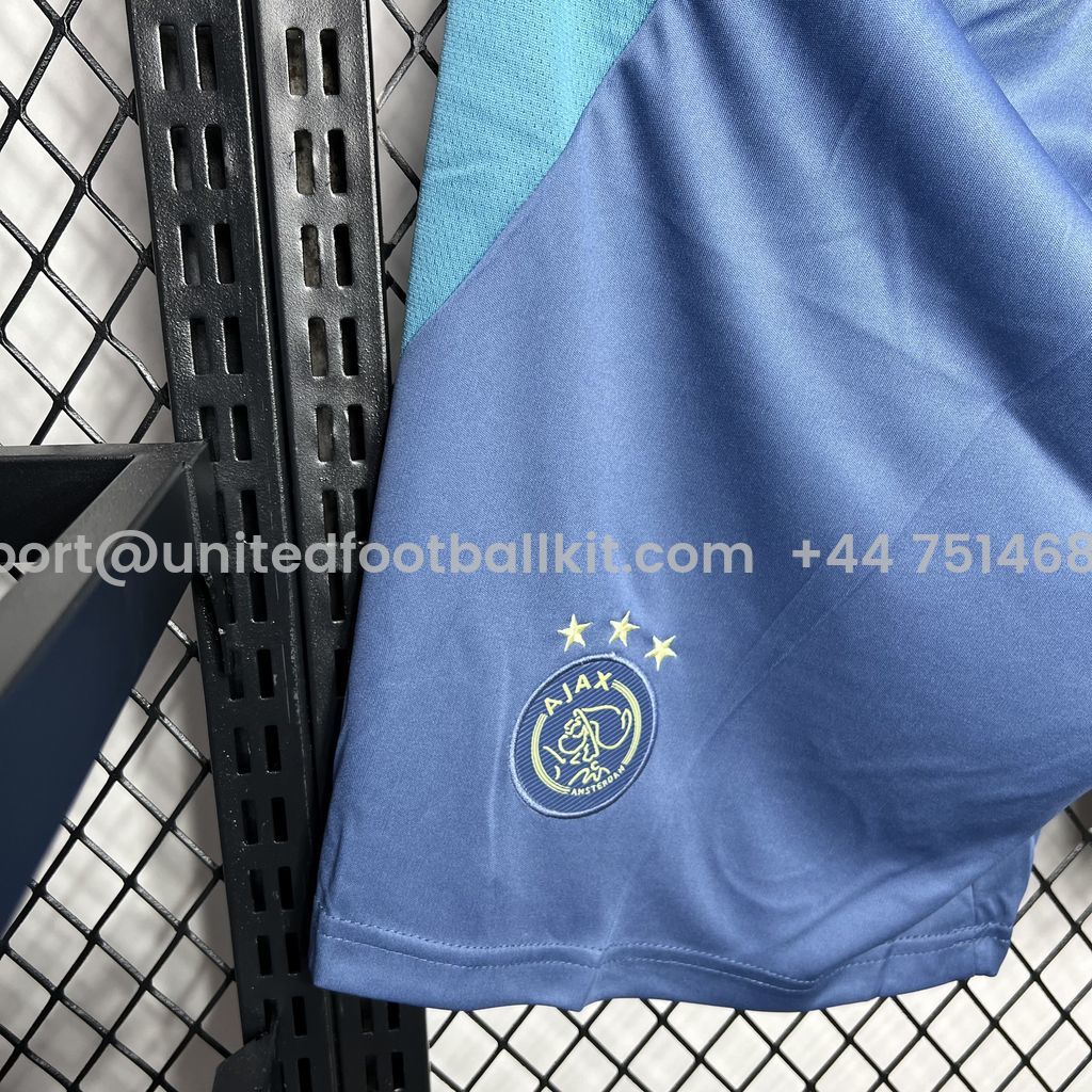 Unitedfootballkit.com | Ajax 24-25 Away Shorts -Customize Name, Number and Patch | Worldwide Shipping