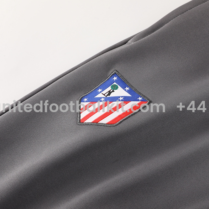 Unitedfootballkit.com | Atletico Madrid 24-25 Jacket Training Tracksuit - Lake Blue -Customize Name, Number and Patch | Worldwide Shipping