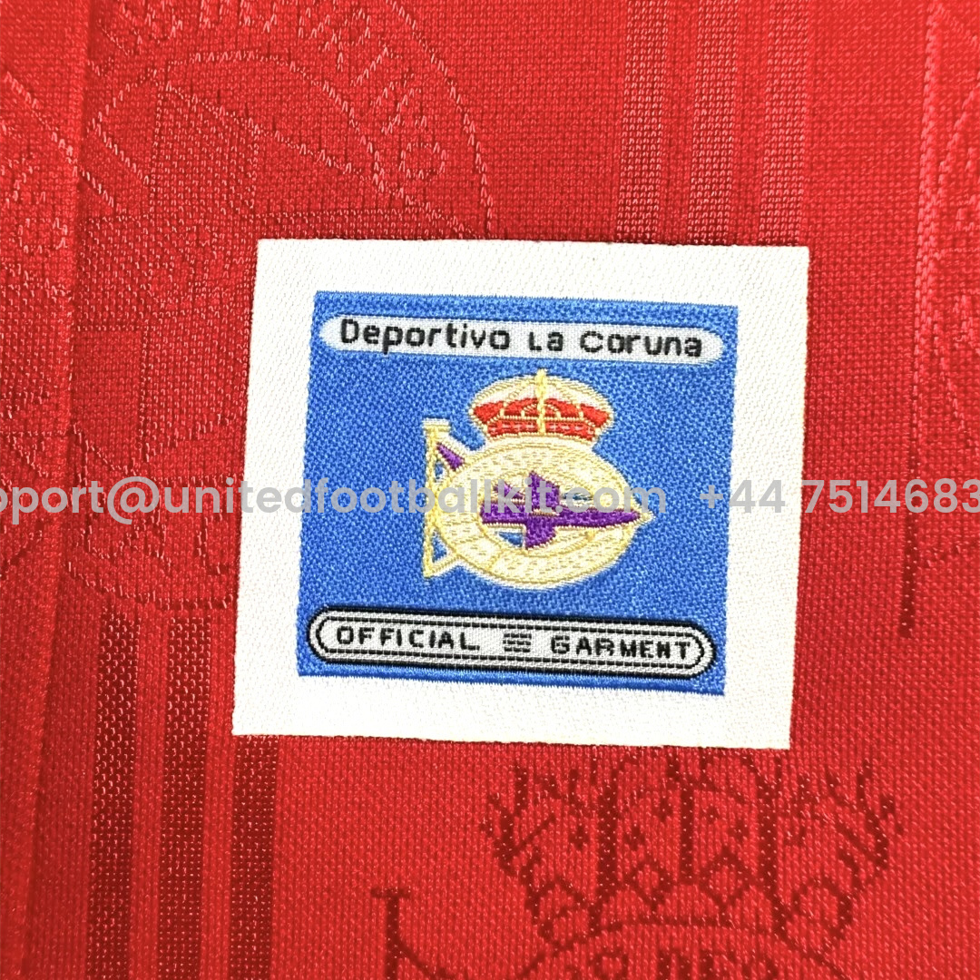 Unitedfootballkit.com | Retro Deportivo de La Coruña 1997-98 Away Jersey -Customize Name, Number and Patch | Worldwide Shipping