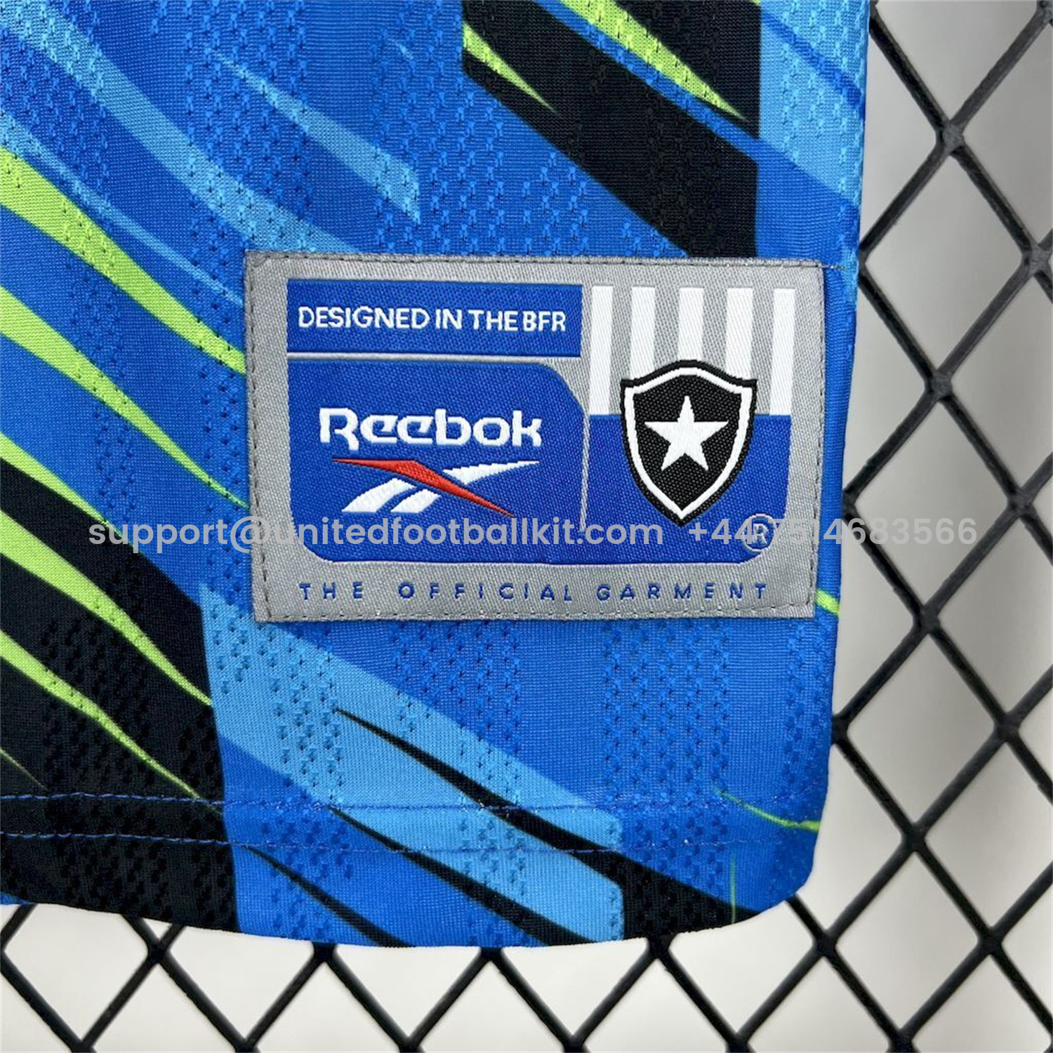 Unitedfootballkit.com | Botafogo 25-26 Goalkeeper Blue Jersey - Fans Version -Customize Name, Number and Patch | Worldwide Shipping