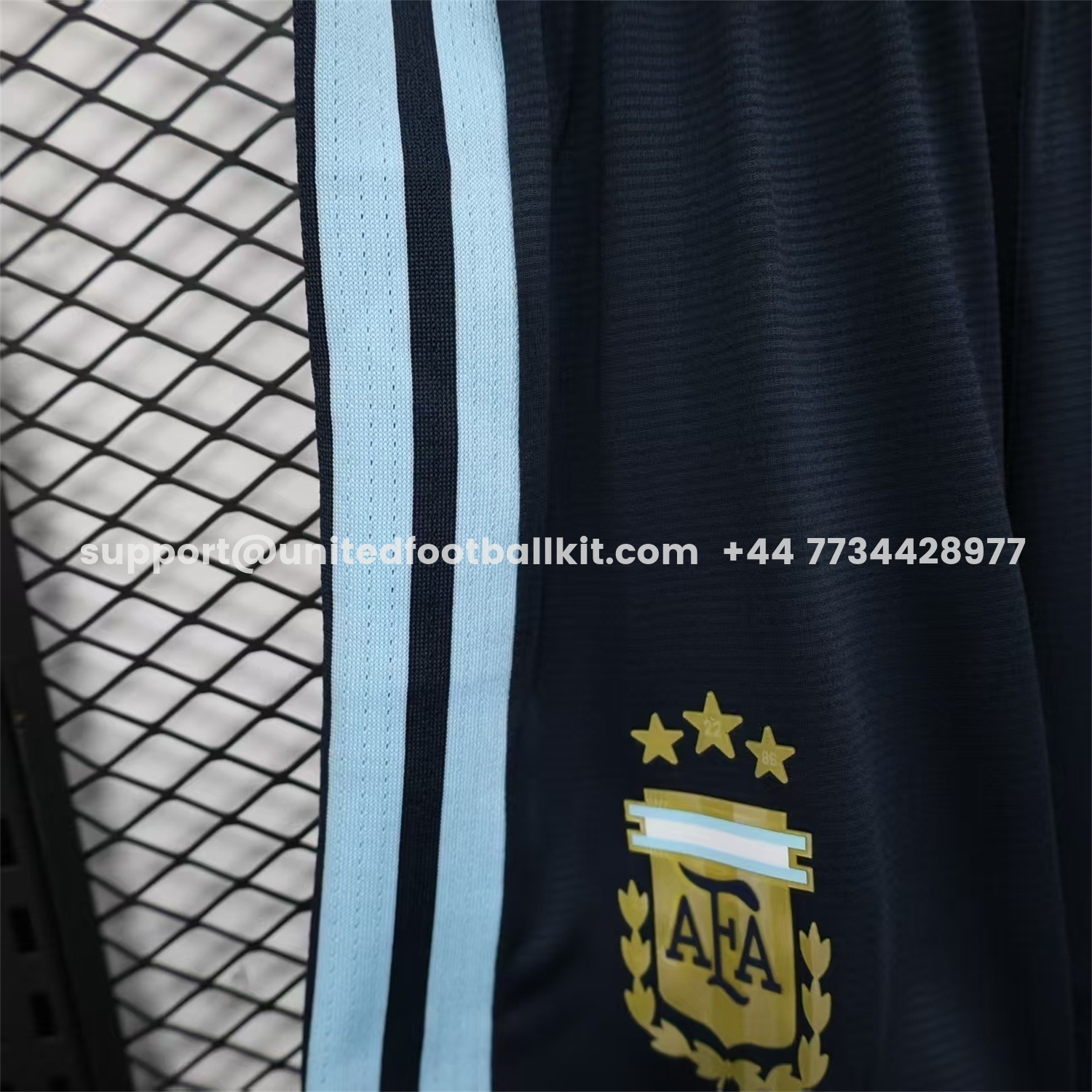 Unitedfootballkit.com | Argentina 2026 Blue Shorts - Player Version -Customize Name, Number and Patch | Worldwide Shipping