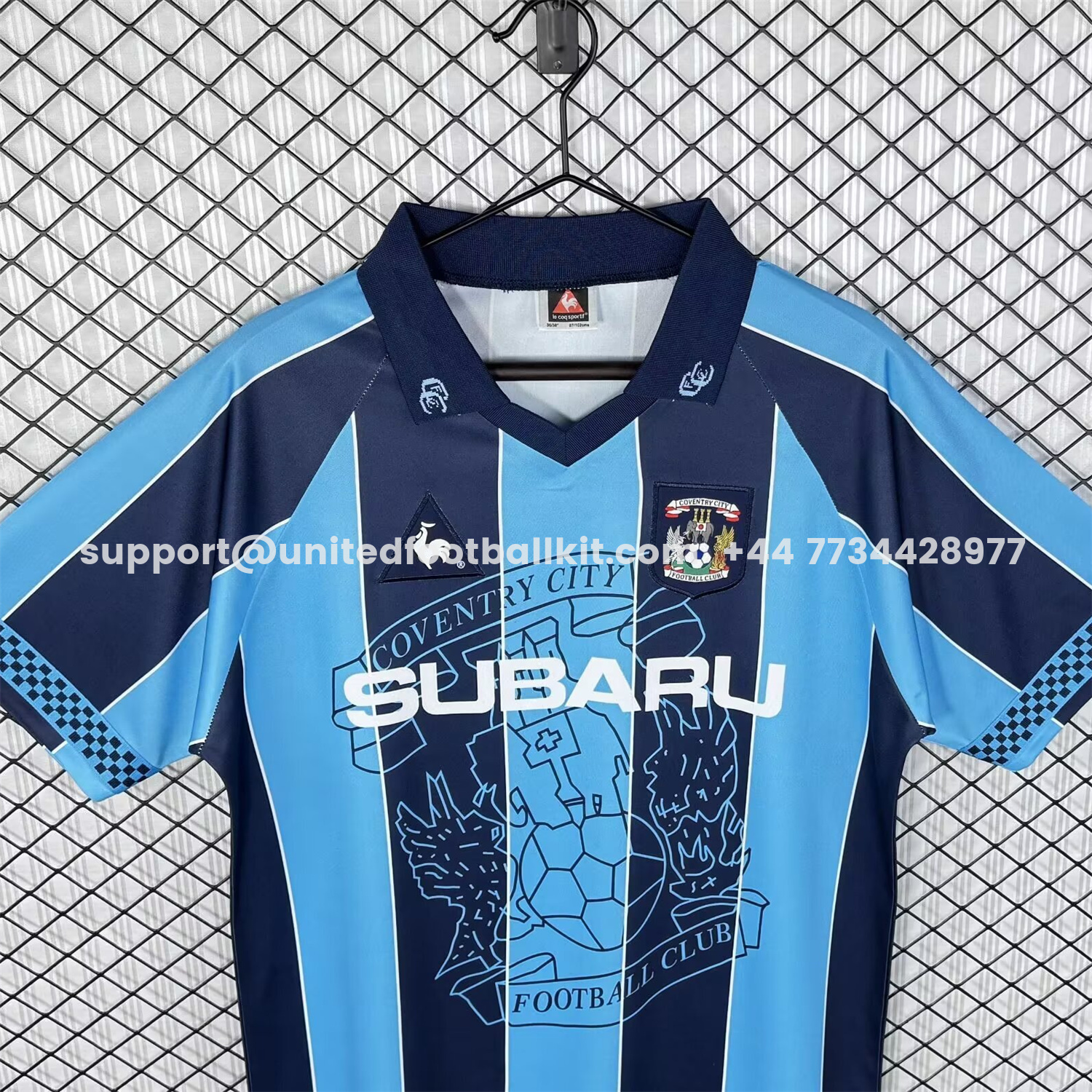 Unitedfootballkit.com | Retro Coventry City 1997-98 Home Jersey -Customize Name, Number and Patch | Worldwide Shipping
