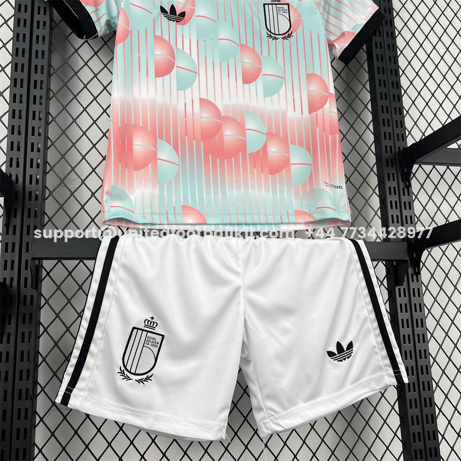 Unitedfootballkit.com | Belgium 2026 Away Kids Kit -Customize Name, Number and Patch | Worldwide Shipping