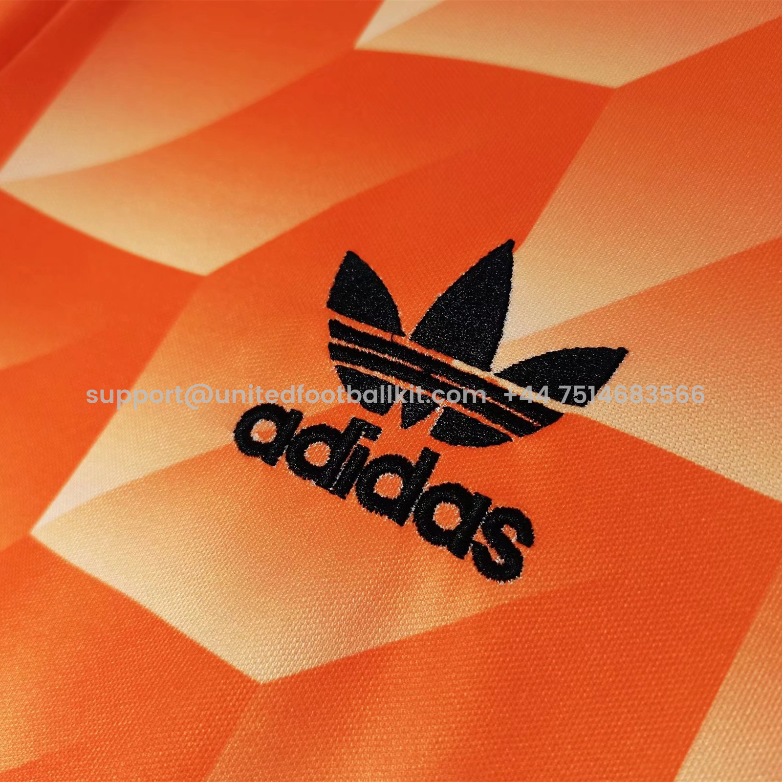 Unitedfootballkit.com | Retro Netherlands 1988 Orange Training Jersey -Customize Name, Number and Patch | Worldwide Shipping