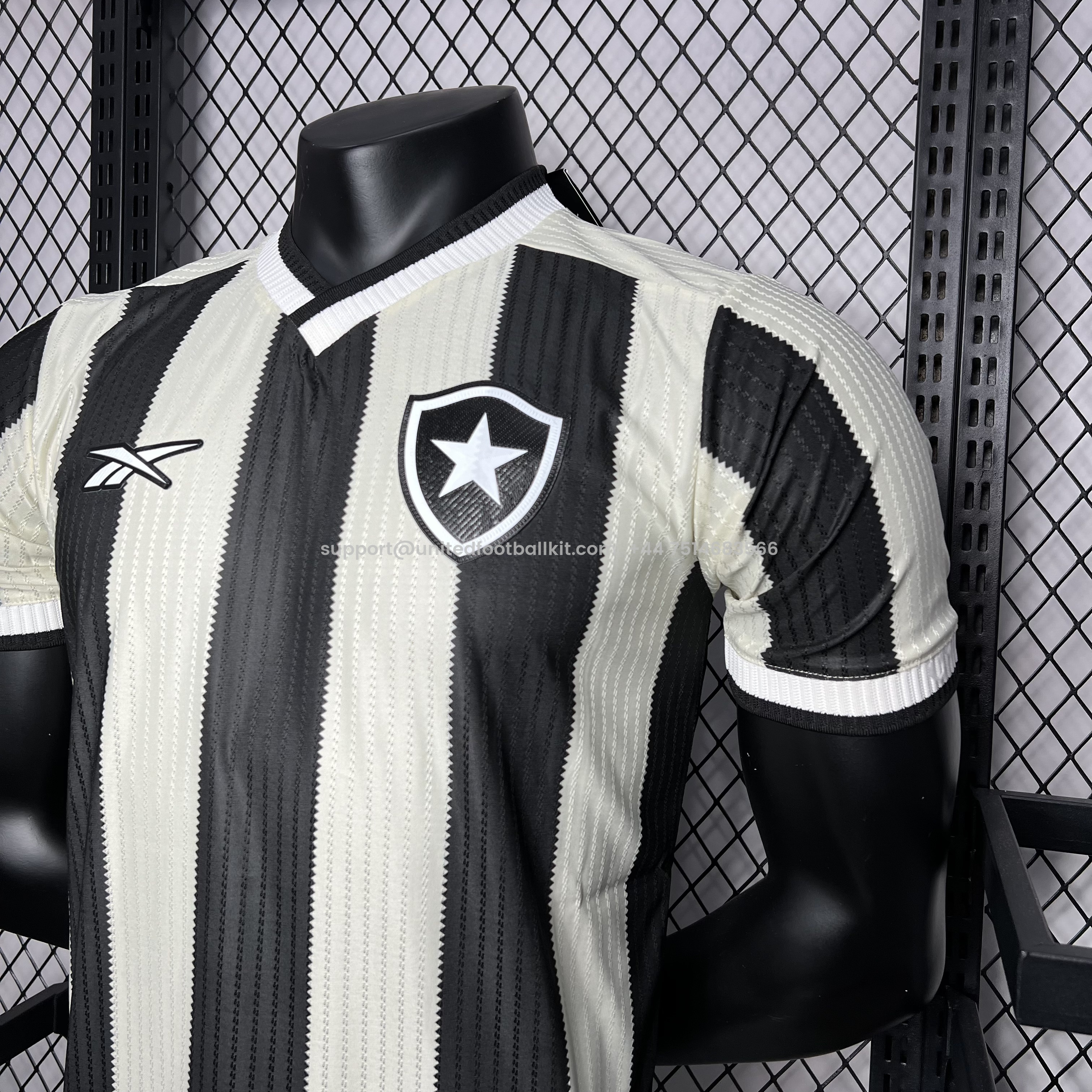 Unitedfootballkit.com | Botafogo 2024 Home Unsponsored Jersey - Player Version -Customize Name, Number and Patch | Worldwide Shipping