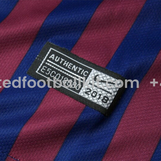 Unitedfootballkit.com | Retro Barcelona 18-19 Home Stadium Jersey -Customize Name, Number and Patch | Worldwide Shipping