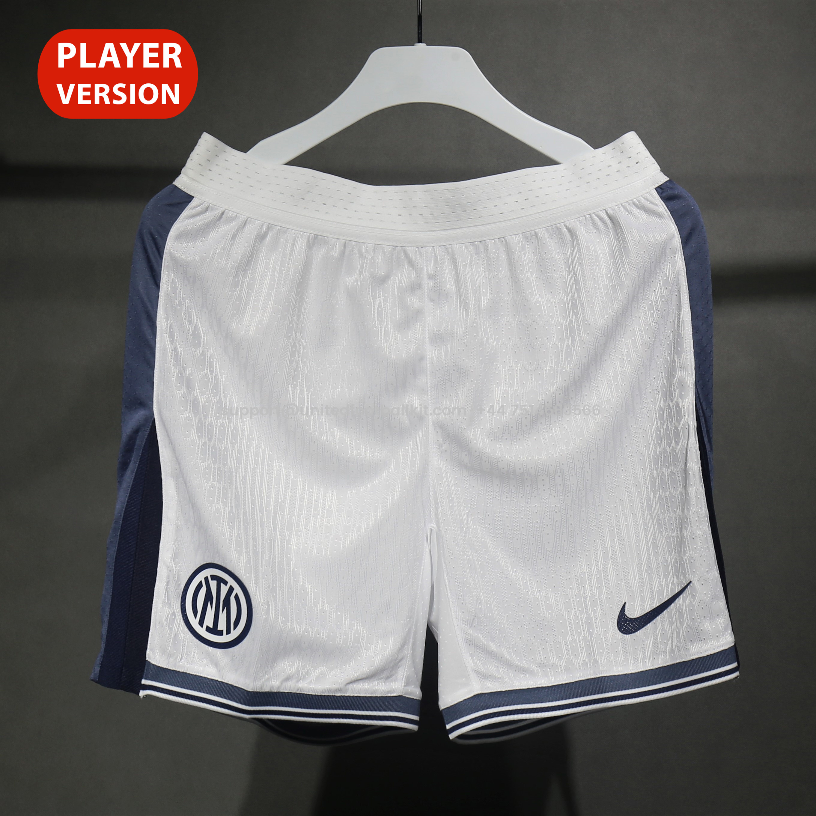 Unitedfootballkit.com | Inter Milan 24-25 Away Shorts - Player Version -Customize Name, Number and Patch | Worldwide Shipping