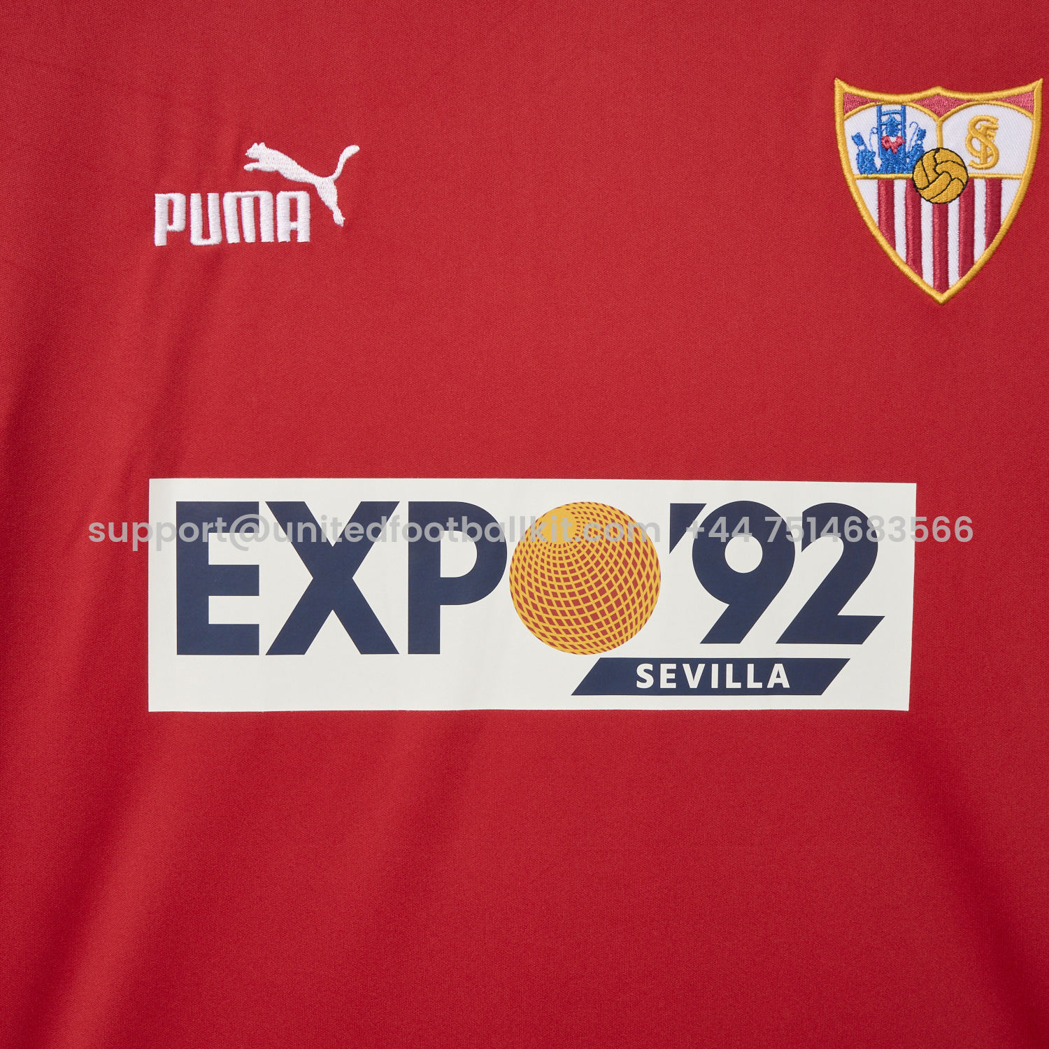 Unitedfootballkit.com | Retro Sevilla FC 1987-90 Away Jersey -Customize Name, Number and Patch | Worldwide Shipping