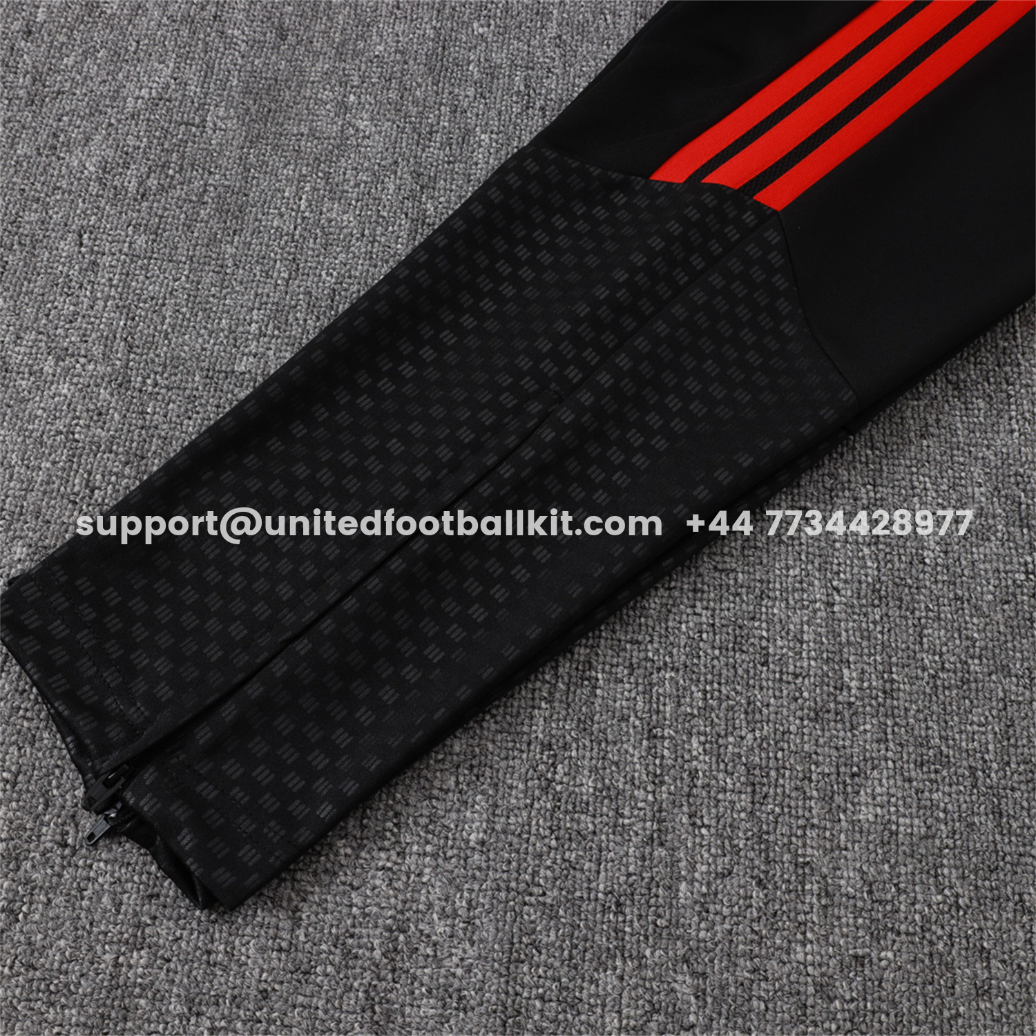 Unitedfootballkit.com | Arsenal 26-27 Jacket Training Tracksuit - Red Jackets & Black Pants -Customize Name, Number and Patch | Worldwide Shipping