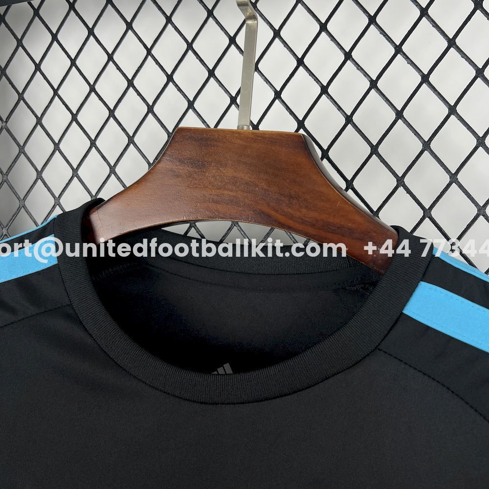 Unitedfootballkit.com | Argentina 2026 Goalkeeper Black Jersey - Fans Version -Customize Name, Number and Patch | Worldwide Shipping