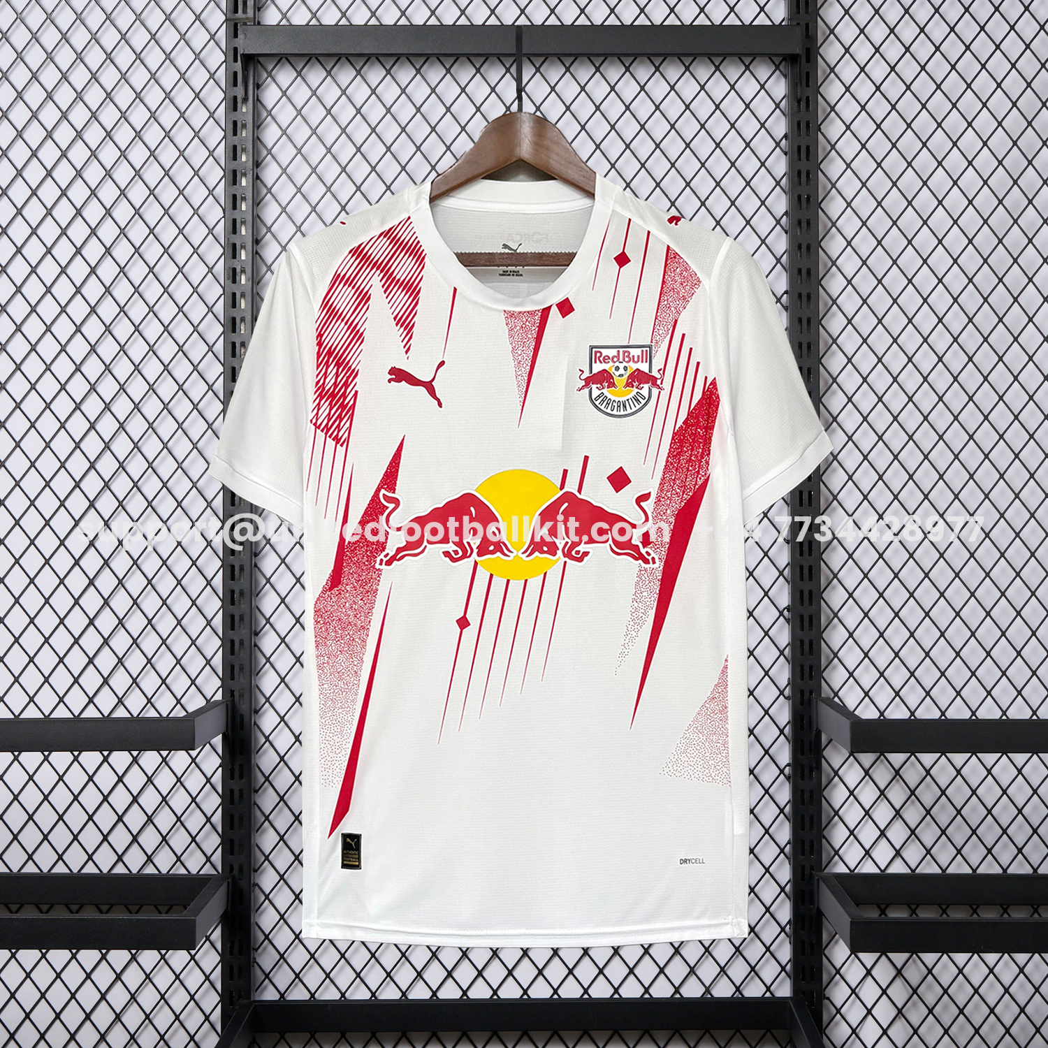 Unitedfootballkit.com | Red Bull Bragantino 26-27 Home Jersey - Fans Version -Customize Name, Number and Patch | Worldwide Shipping
