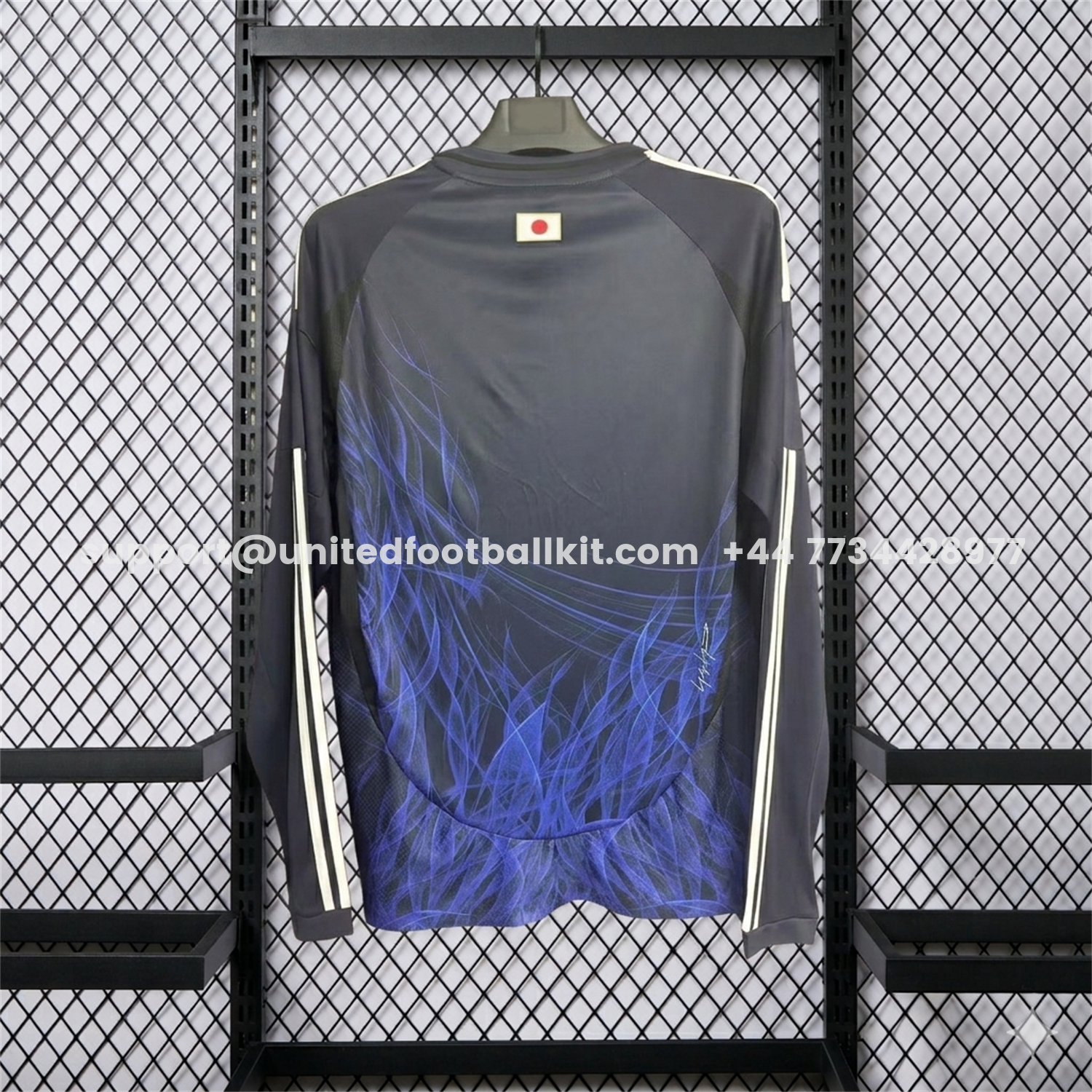 Unitedfootballkit.com | Retro Japan 2024 Y3 Home Long Sleeves Jersey - Fans Version -Customize Name, Number and Patch | Worldwide Shipping