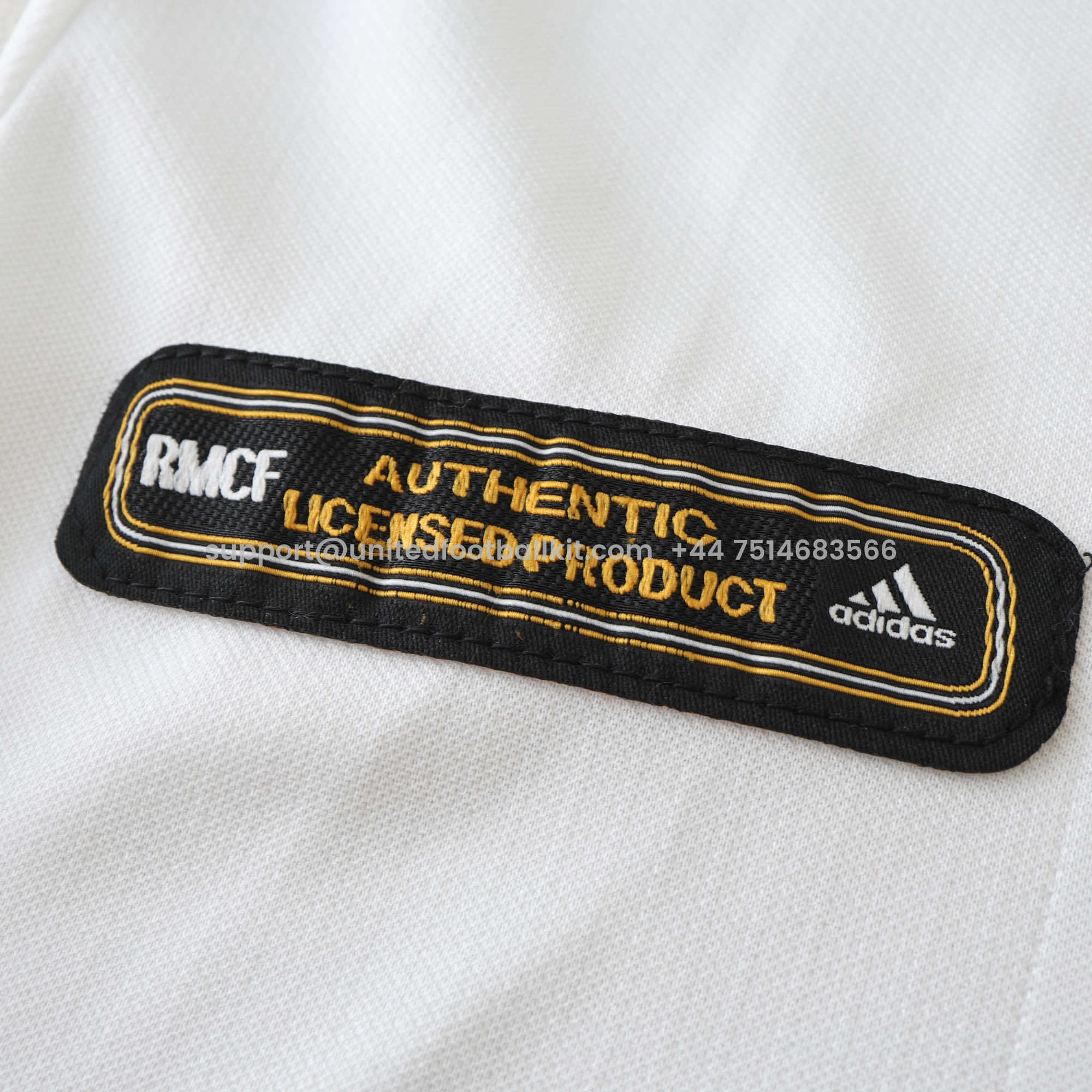 Unitedfootballkit.com | Retro Real Madrid 2001-02 Home Jersey -Customize Name, Number and Patch | Worldwide Shipping