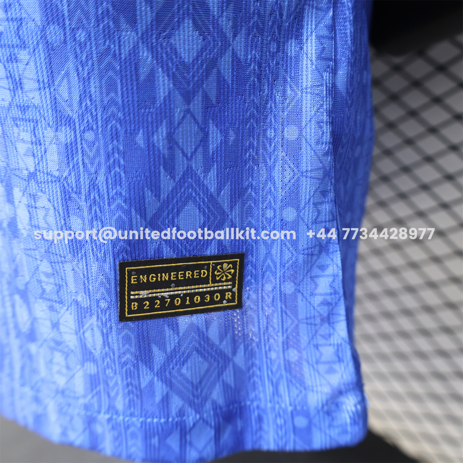 Unitedfootballkit.com | Brazil 2026 Diamond Texture Blue Special Jersey - Player Version -Customize Name, Number and Patch | Worldwide Shipping