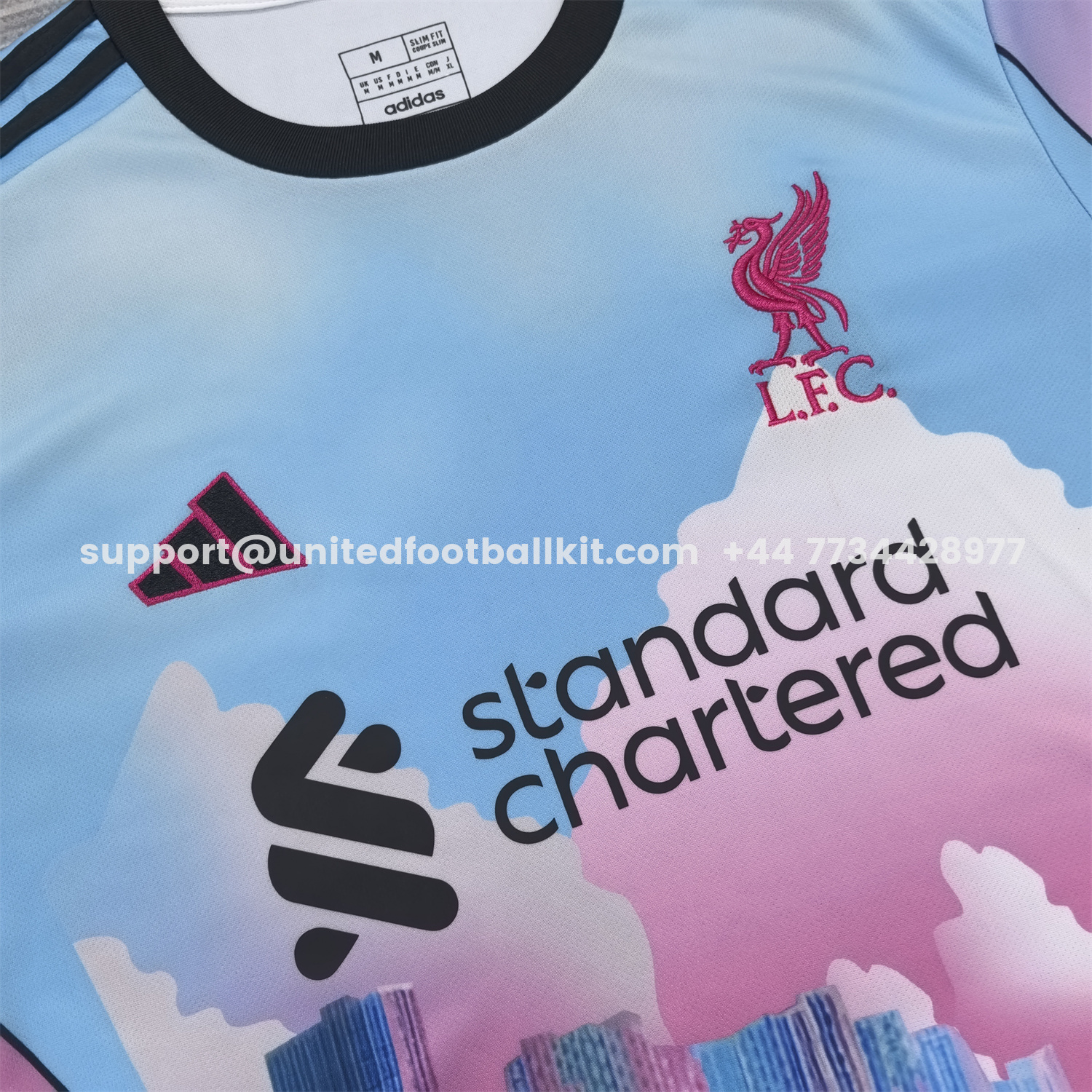 Unitedfootballkit.com | Liver.pool 25-26 Pink And Blue City Special Jersey - Fans Version -Customize Name, Number and Patch | Worldwide Shipping