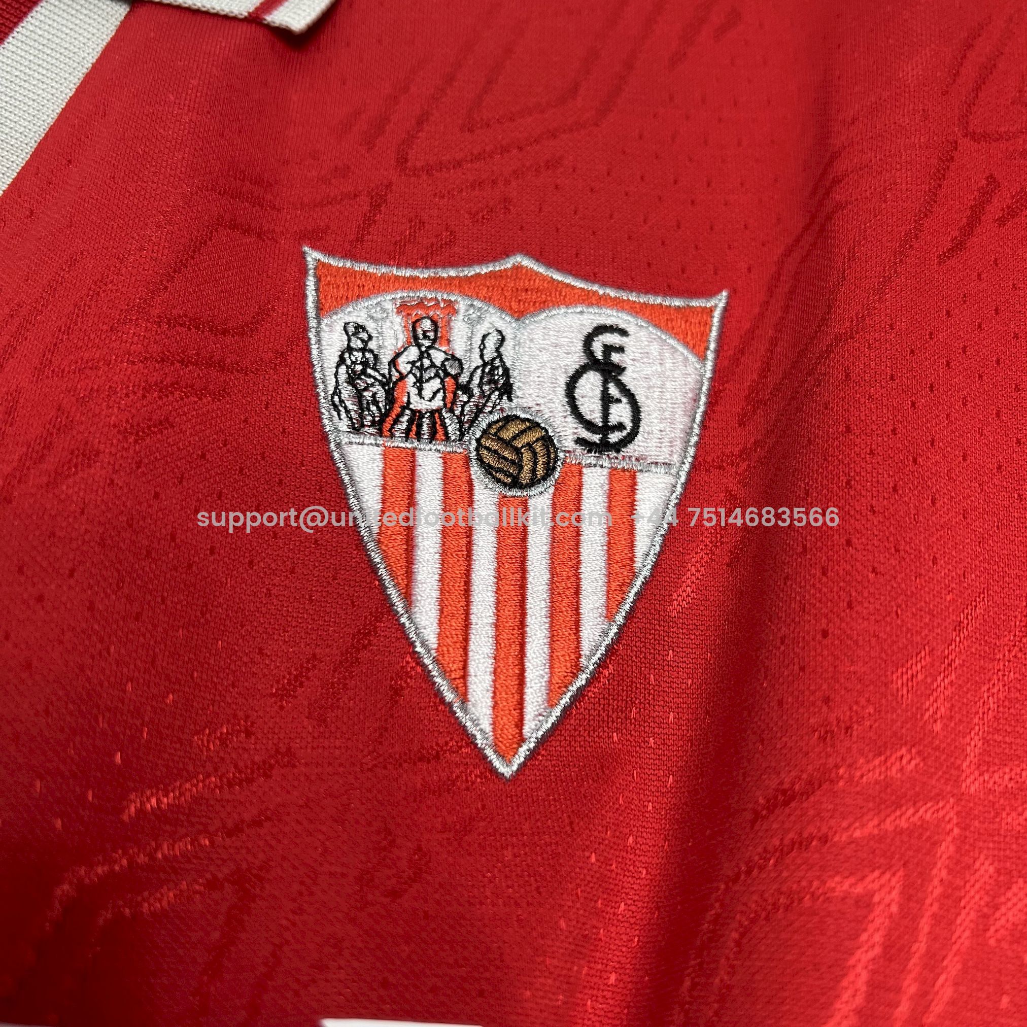 Unitedfootballkit.com | Retro Sevilla FC 1994-96 Away Jersey -Customize Name, Number and Patch | Worldwide Shipping
