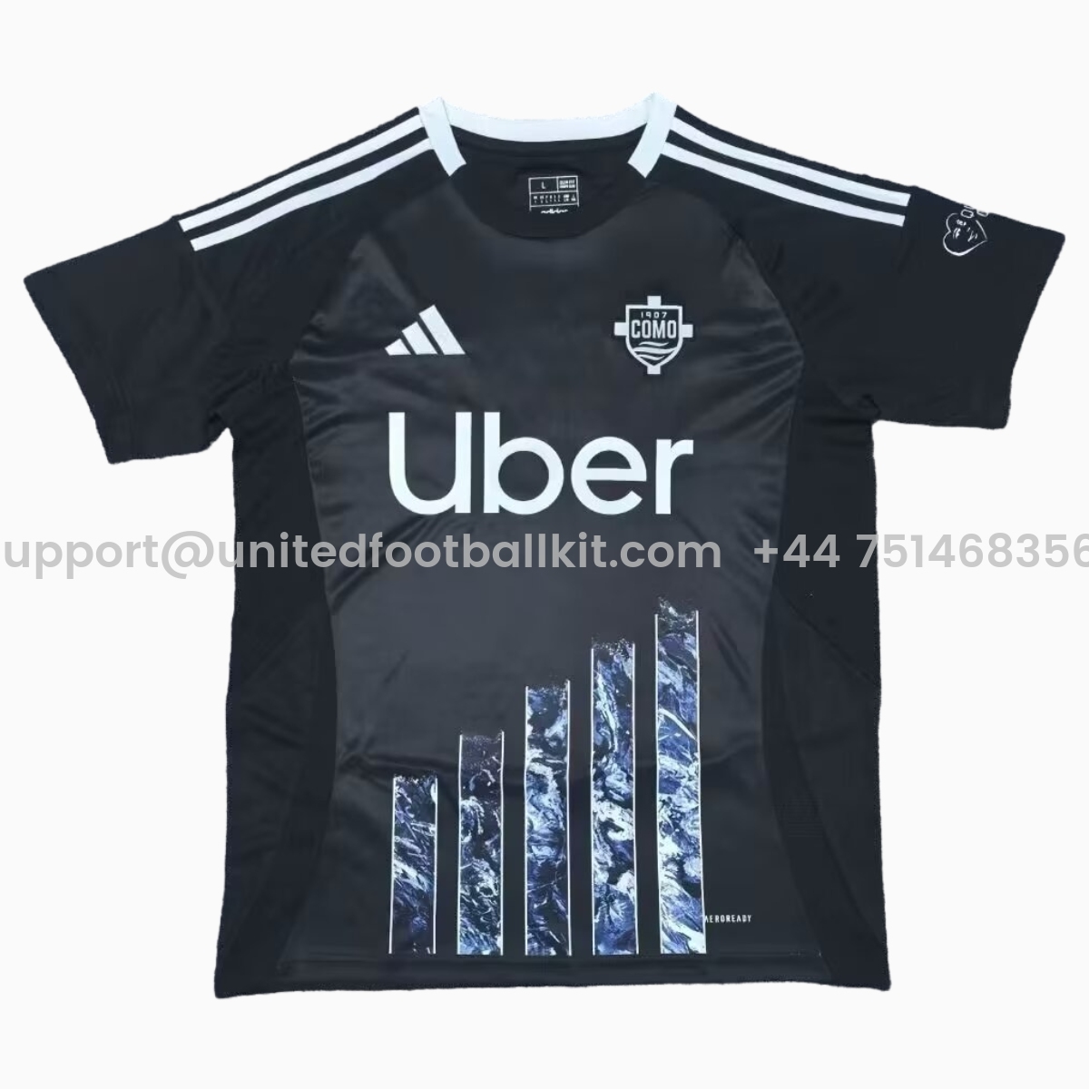 Unitedfootballkit.com | Como 24-25 Third Jersey - Fans Version -Customize Name, Number and Patch | Worldwide Shipping