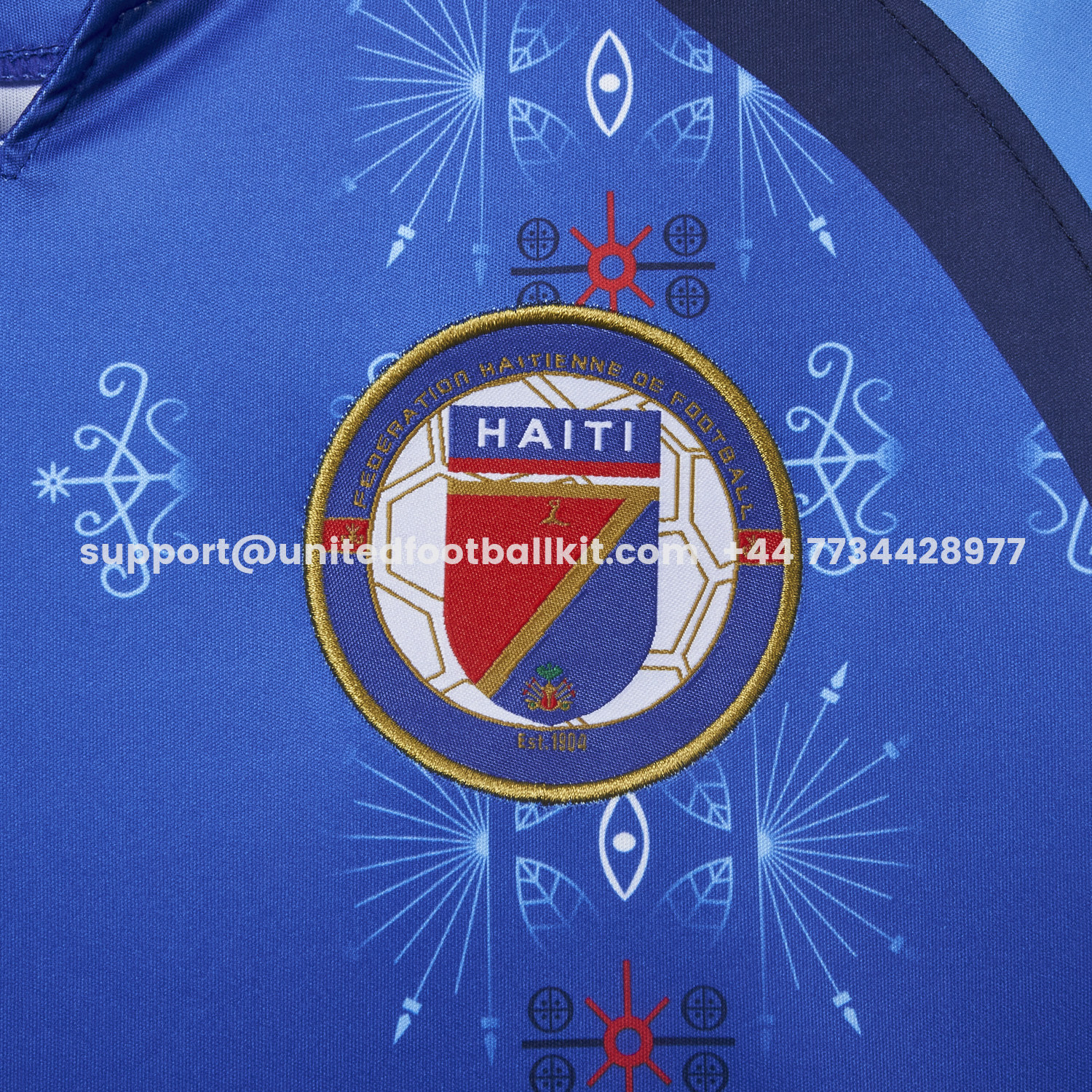 Unitedfootballkit.com | Haiti 2026 Home Jersey - Fans Version -Customize Name, Number and Patch | Worldwide Shipping