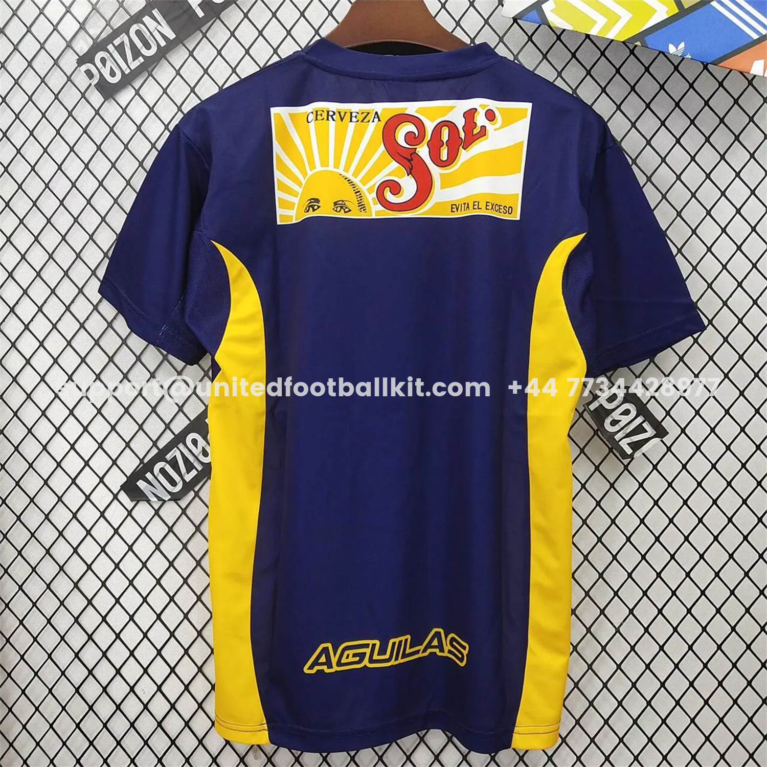 Unitedfootballkit.com | Retro Club América 2004-05 Away Jersey -Customize Name, Number and Patch | Worldwide Shipping