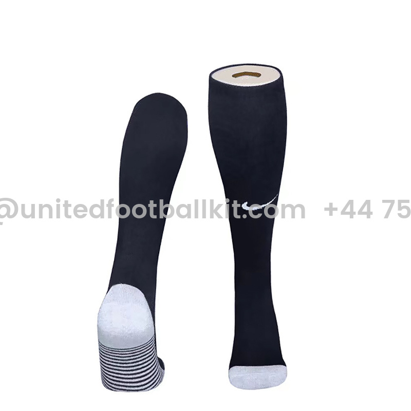 Unitedfootballkit.com | Sporting FC 24-25 Home Socks - Black -Customize Name, Number and Patch | Worldwide Shipping