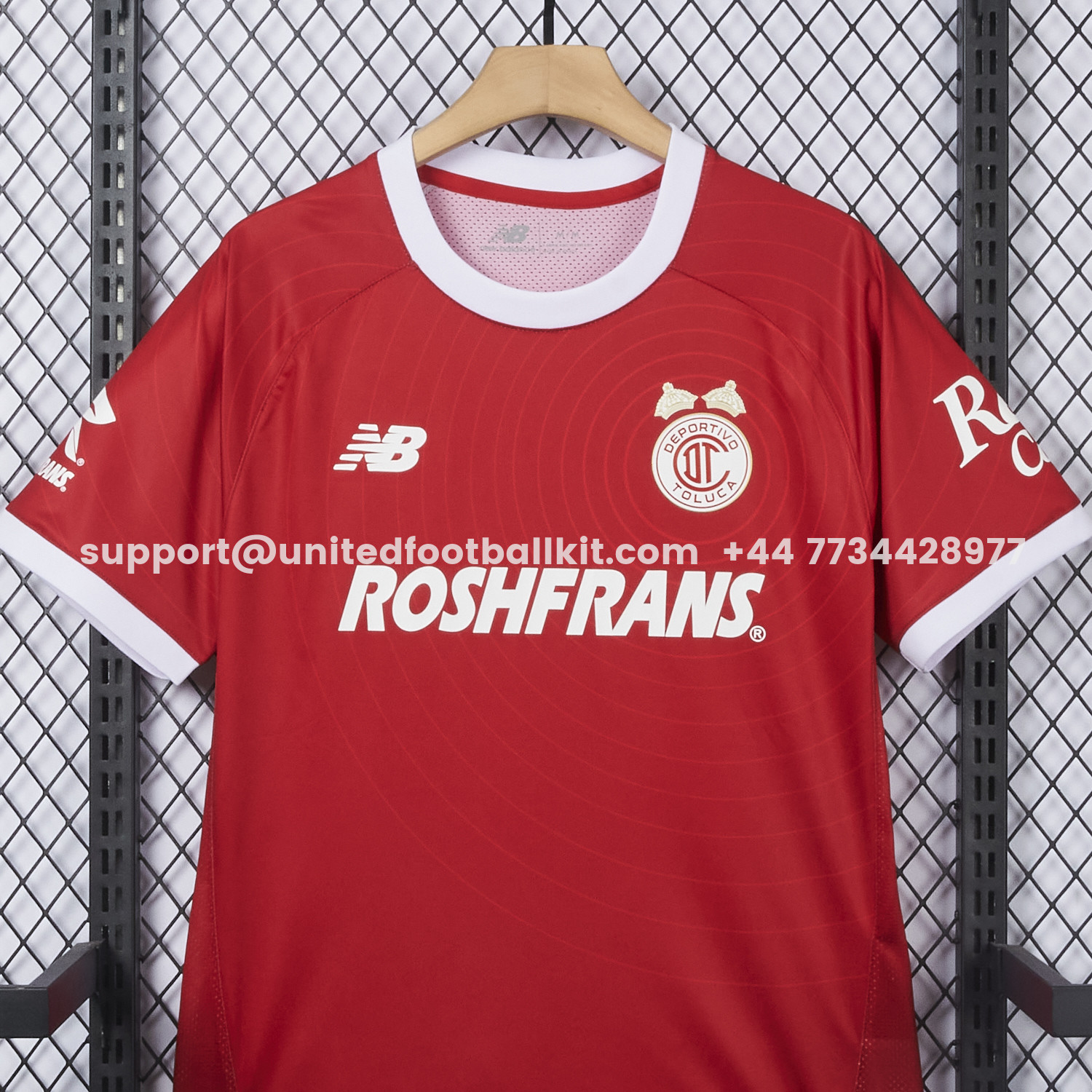 Unitedfootballkit.com | Toluca 25-26 Red Special Jersey - Fans Version -Customize Name, Number and Patch | Worldwide Shipping