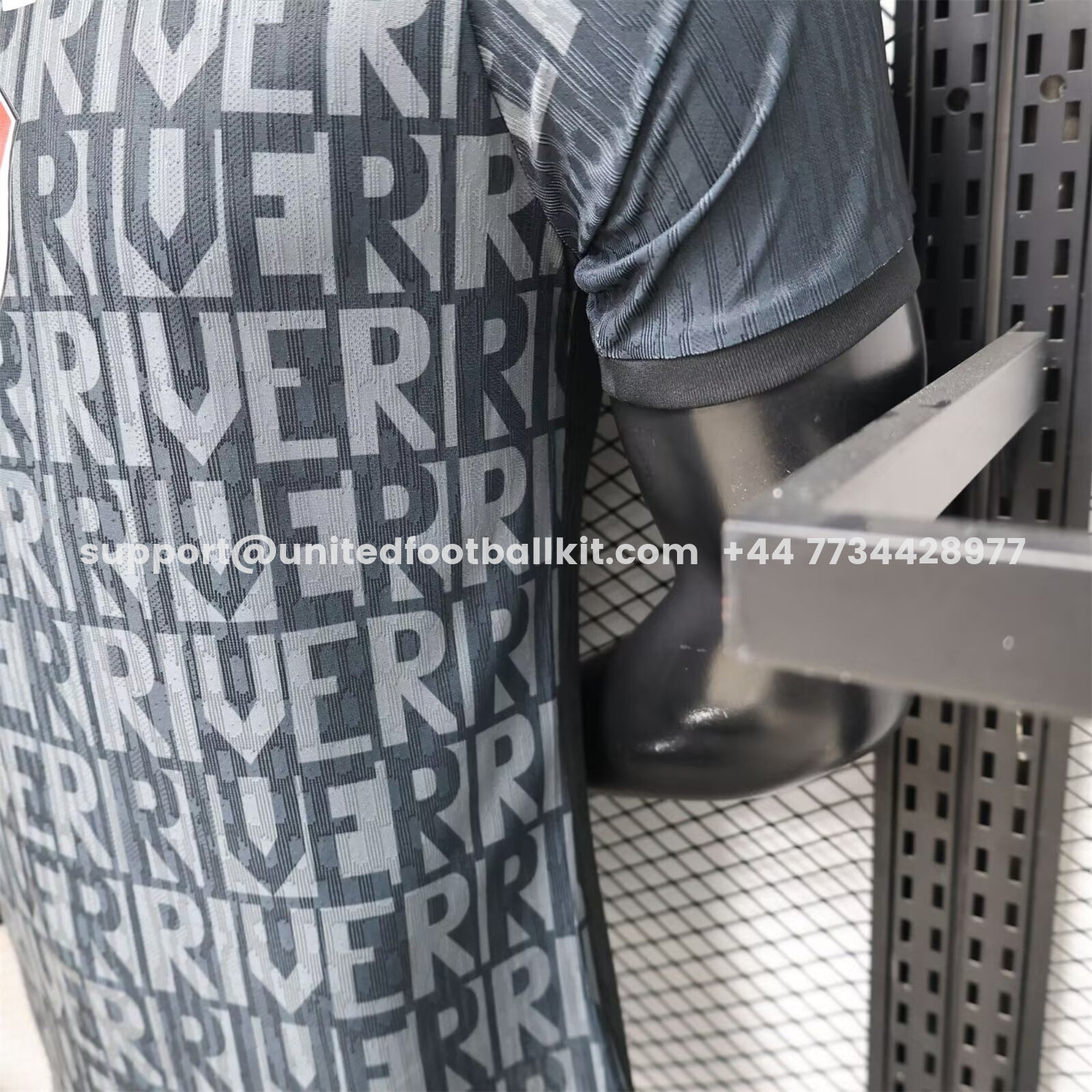 Unitedfootballkit.com | River Plate 25-26 Black Special Jersey - Player Version -Customize Name, Number and Patch | Worldwide Shipping