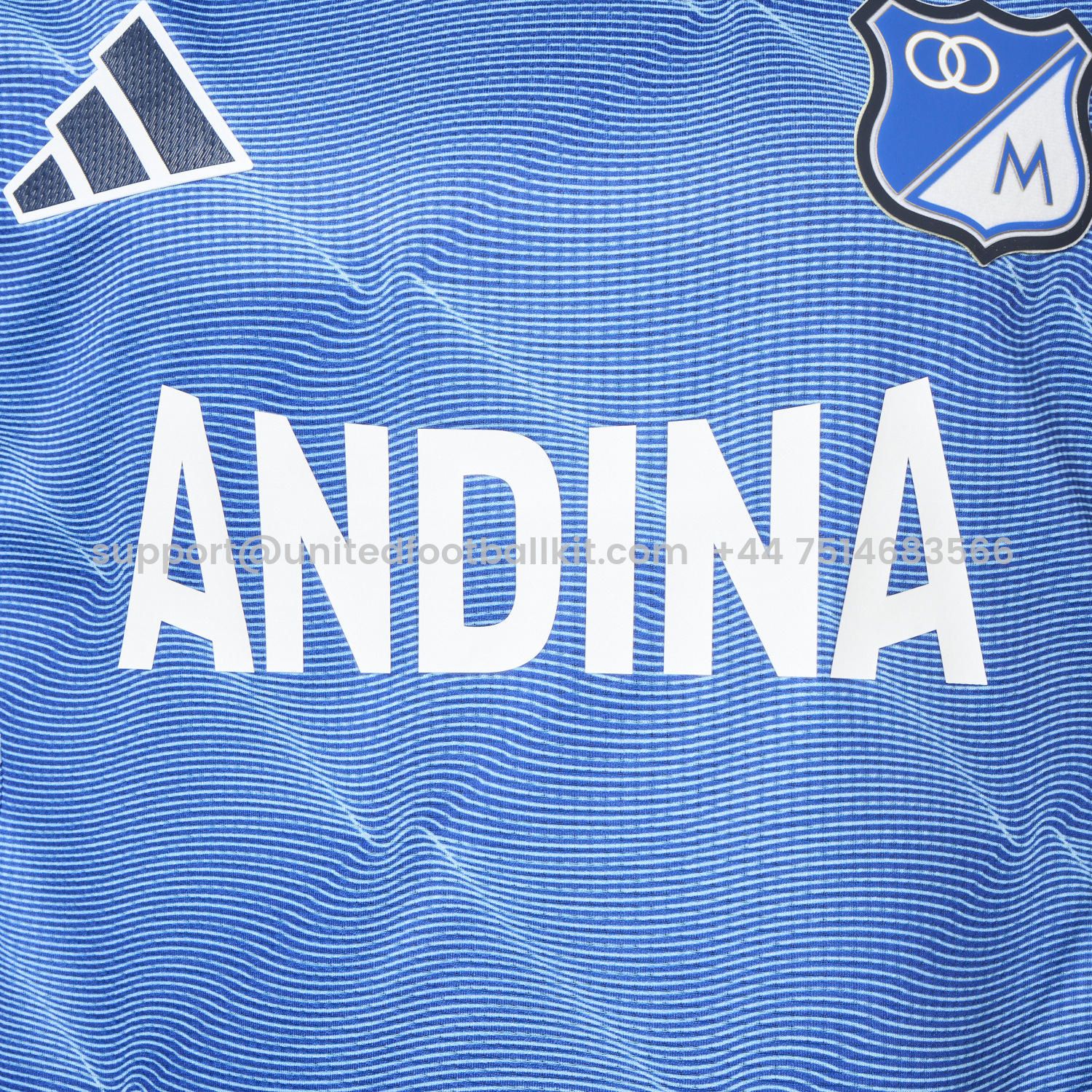 Unitedfootballkit.com | Millonarios 25-26 Home Jersey - Player Version -Customize Name, Number and Patch | Worldwide Shipping