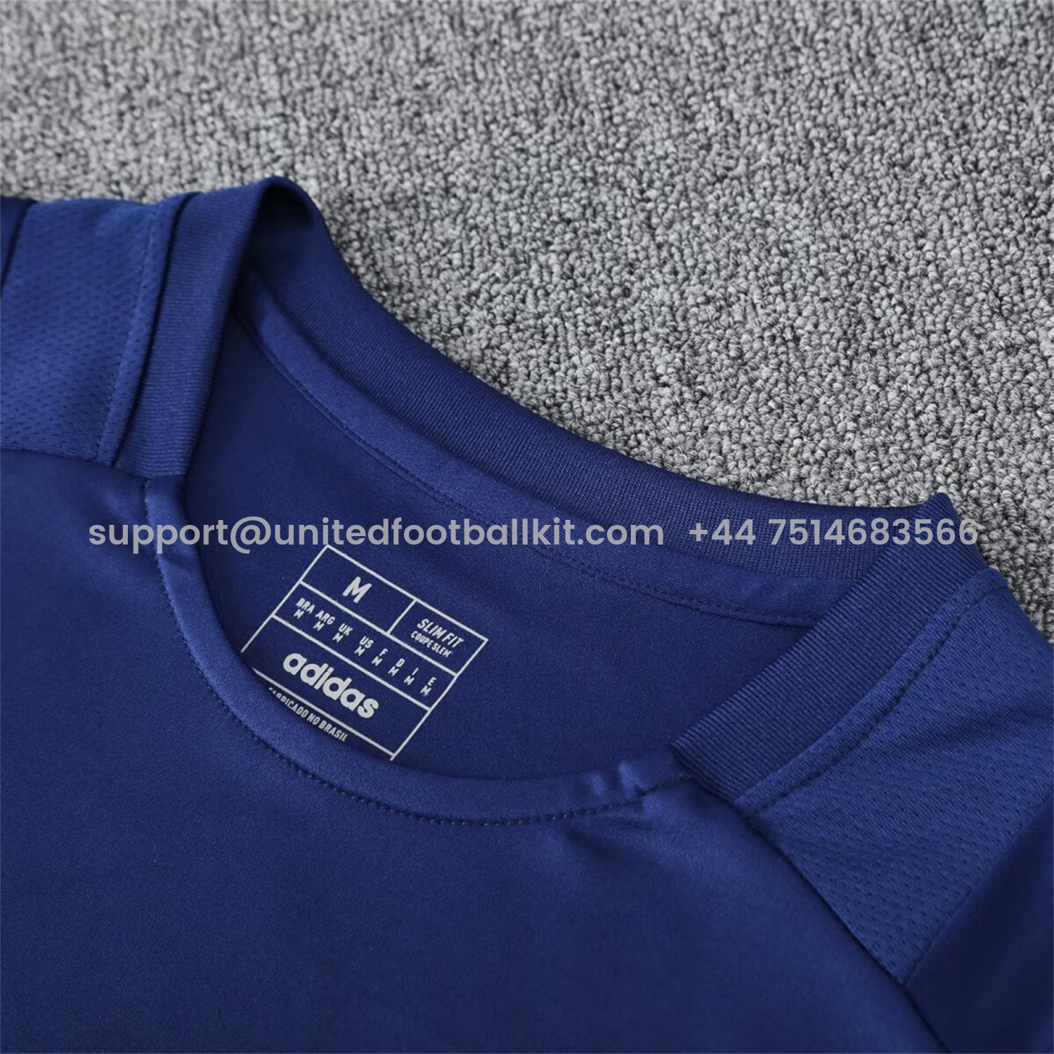 Unitedfootballkit.com | Flamengo 25-26 Vest Training Set - Royal Blue With Royal Blue -Customize Name, Number and Patch | Worldwide Shipping