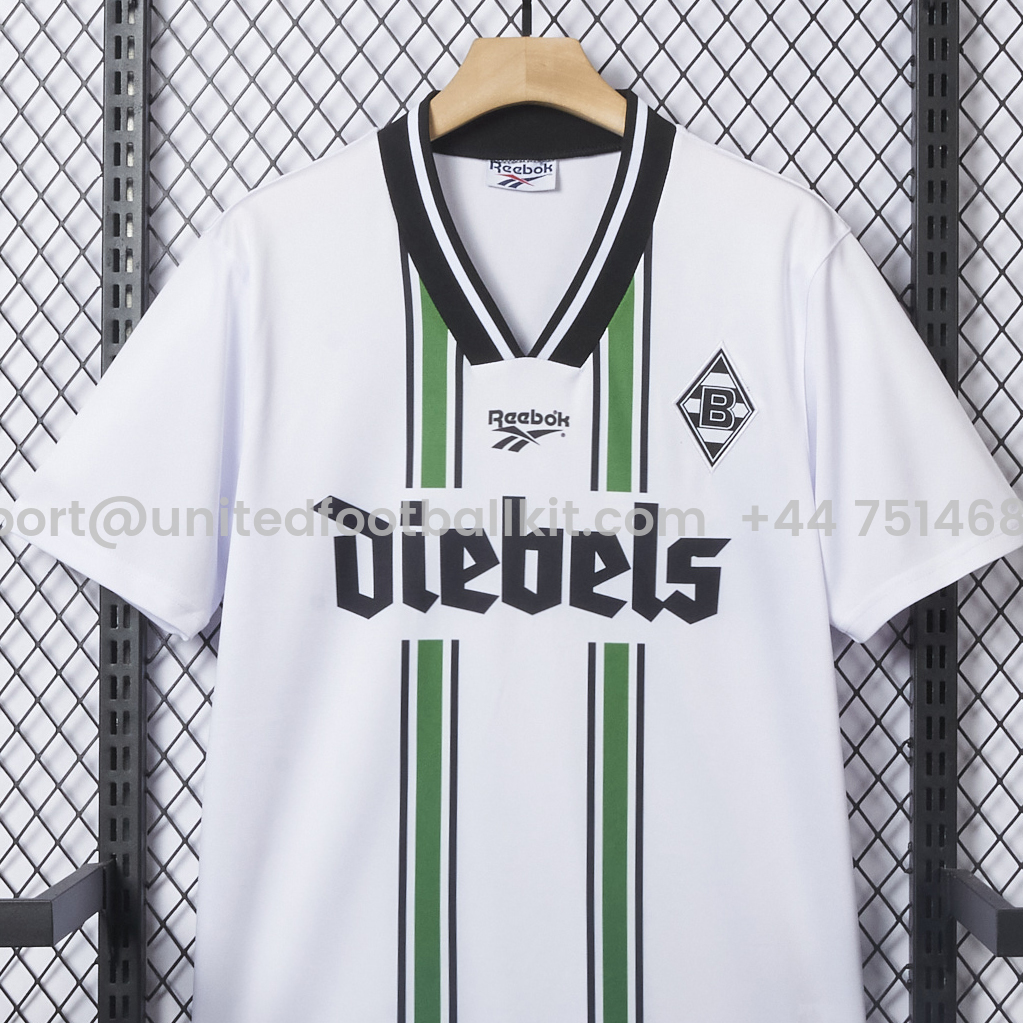 Unitedfootballkit.com | Retro Borussia Mönchengladbach 1996-97 Jersey -Customize Name, Number and Patch | Worldwide Shipping