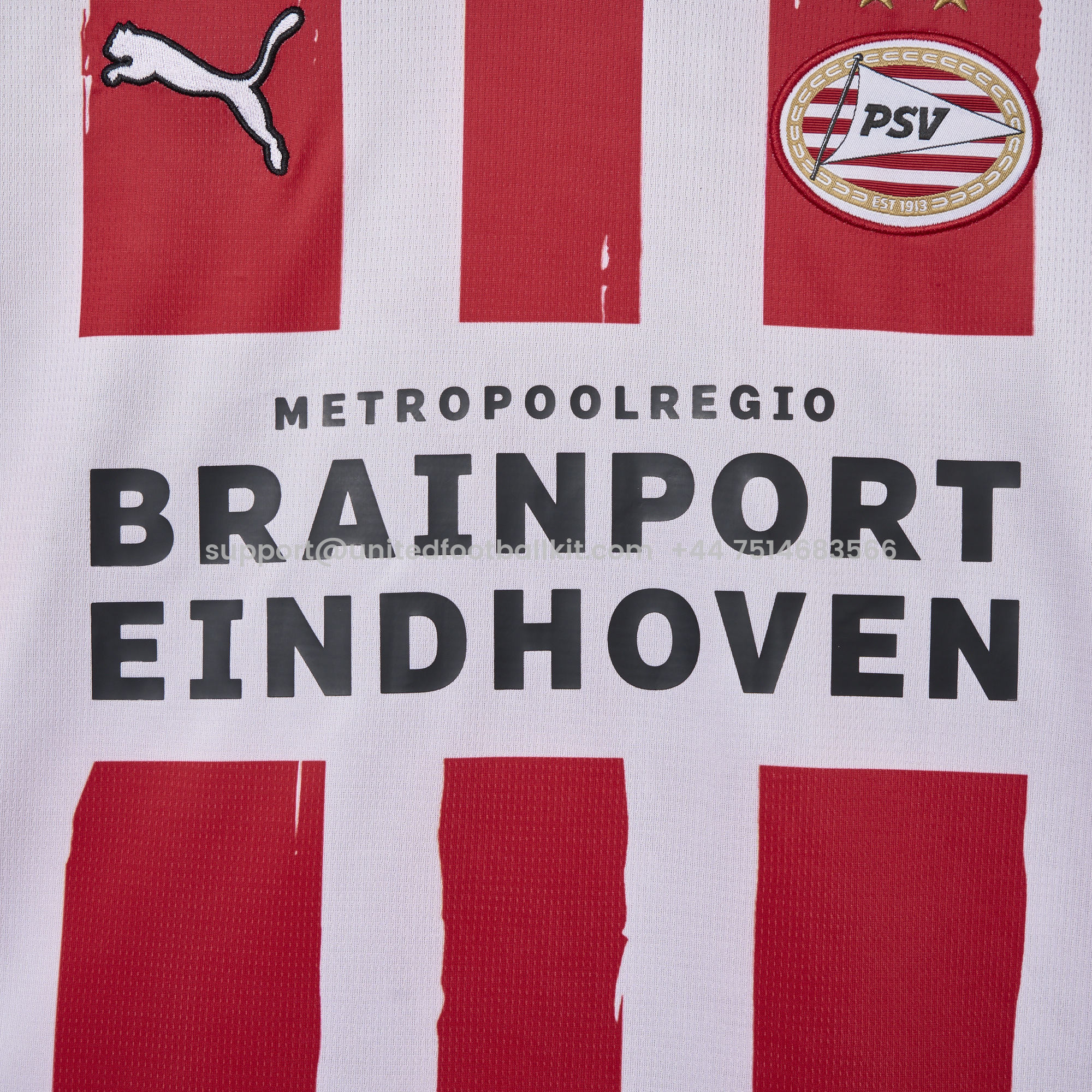 Unitedfootballkit.com | PSV Eindhoven 24-25 Home Jersey - Fans Version -Customize Name, Number and Patch | Worldwide Shipping