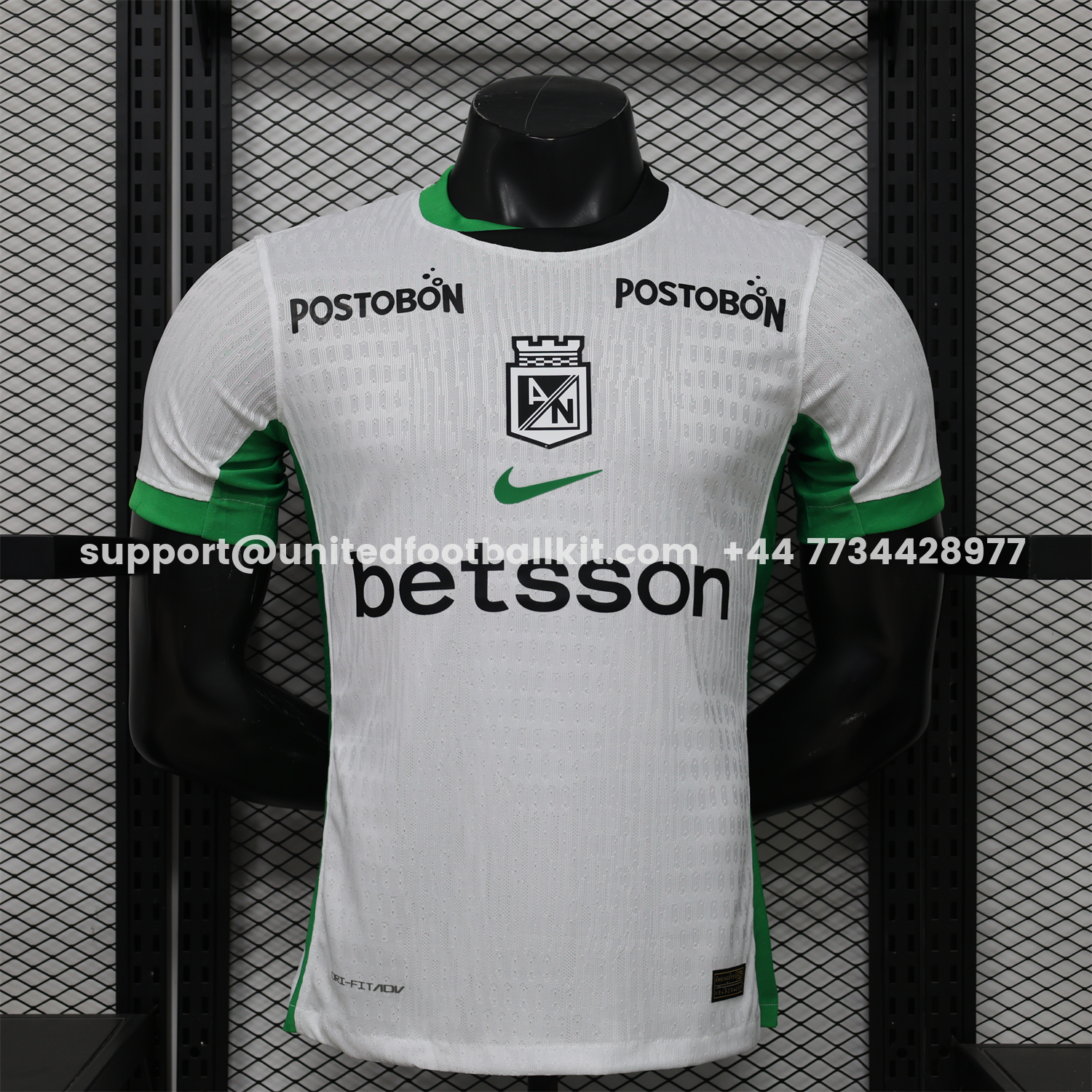 Unitedfootballkit.com | Atlético Nacional 2026 Away Jersey - Player Version -Customize Name, Number and Patch | Worldwide Shipping