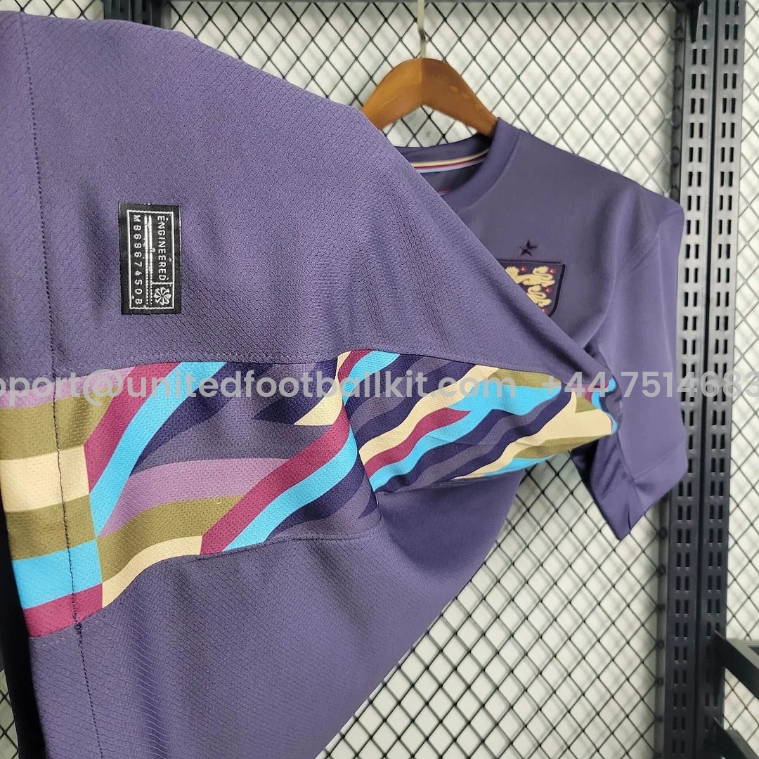 Unitedfootballkit.com | England 2024 Away Stadium Jersey - Fans Version -Customize Name, Number and Patch | Worldwide Shipping