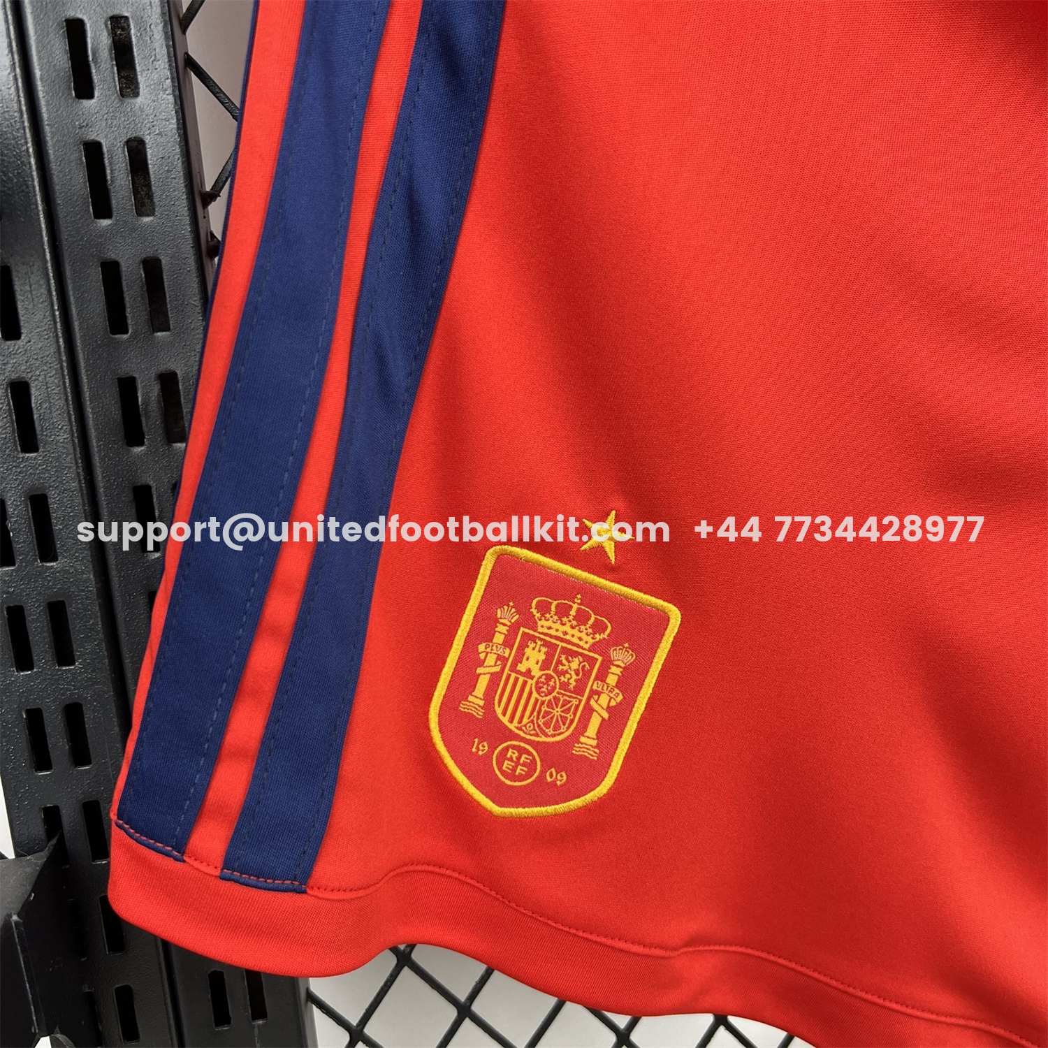 Unitedfootballkit.com | Spain 2026 Red Shorts - Fans Version -Customize Name, Number and Patch | Worldwide Shipping