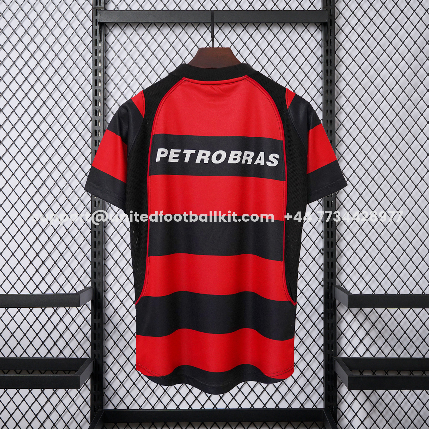 Unitedfootballkit.com | Retro Flamengo 2002-03 Home Jersey -Customize Name, Number and Patch | Worldwide Shipping