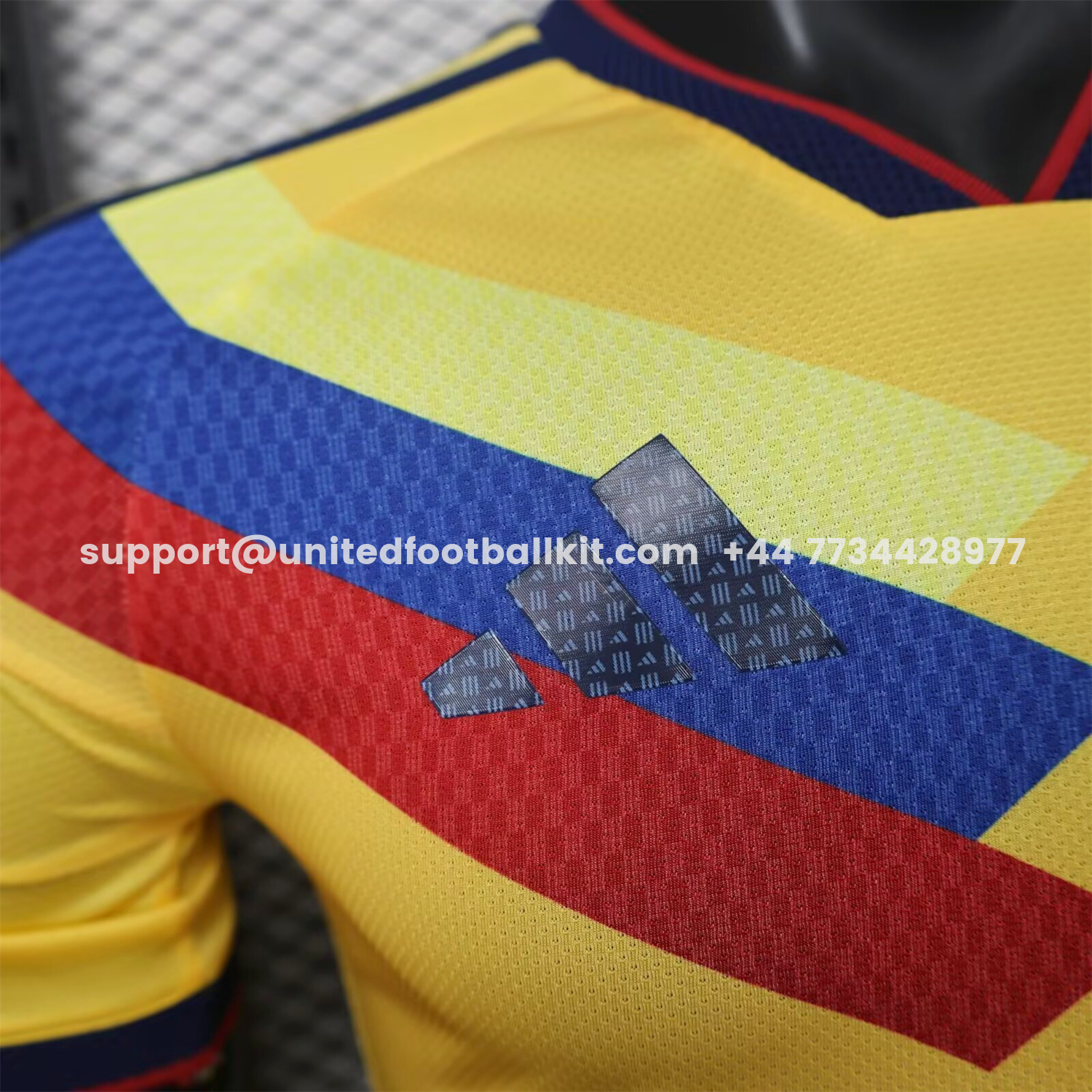 Unitedfootballkit.com | Colombia 2026 Shoulder Stripes Special Jersey - Player Version -Customize Name, Number and Patch | Worldwide Shipping