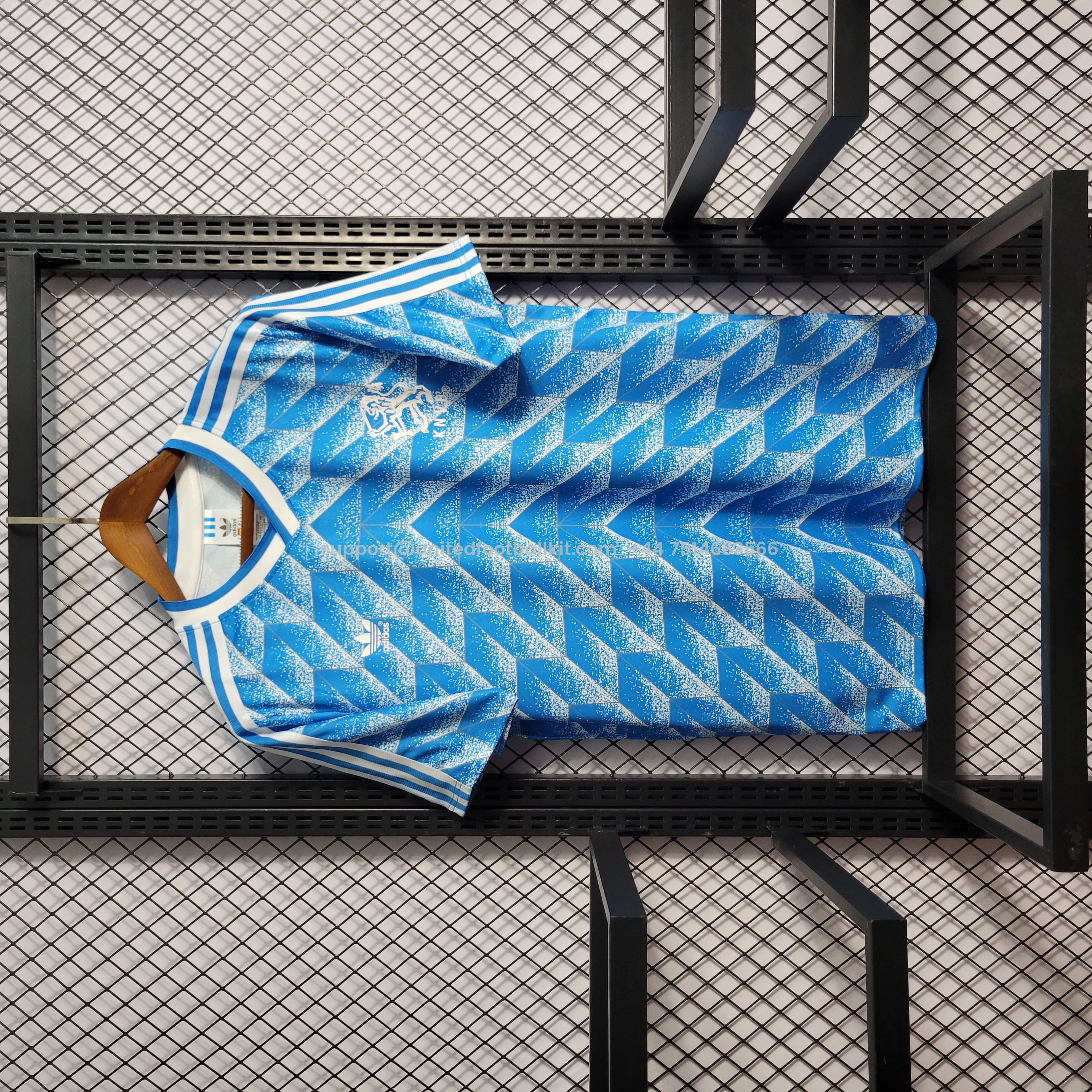 Unitedfootballkit.com | Retro Netherlands 1988 Away Stadium Jersey -Customize Name, Number and Patch | Worldwide Shipping