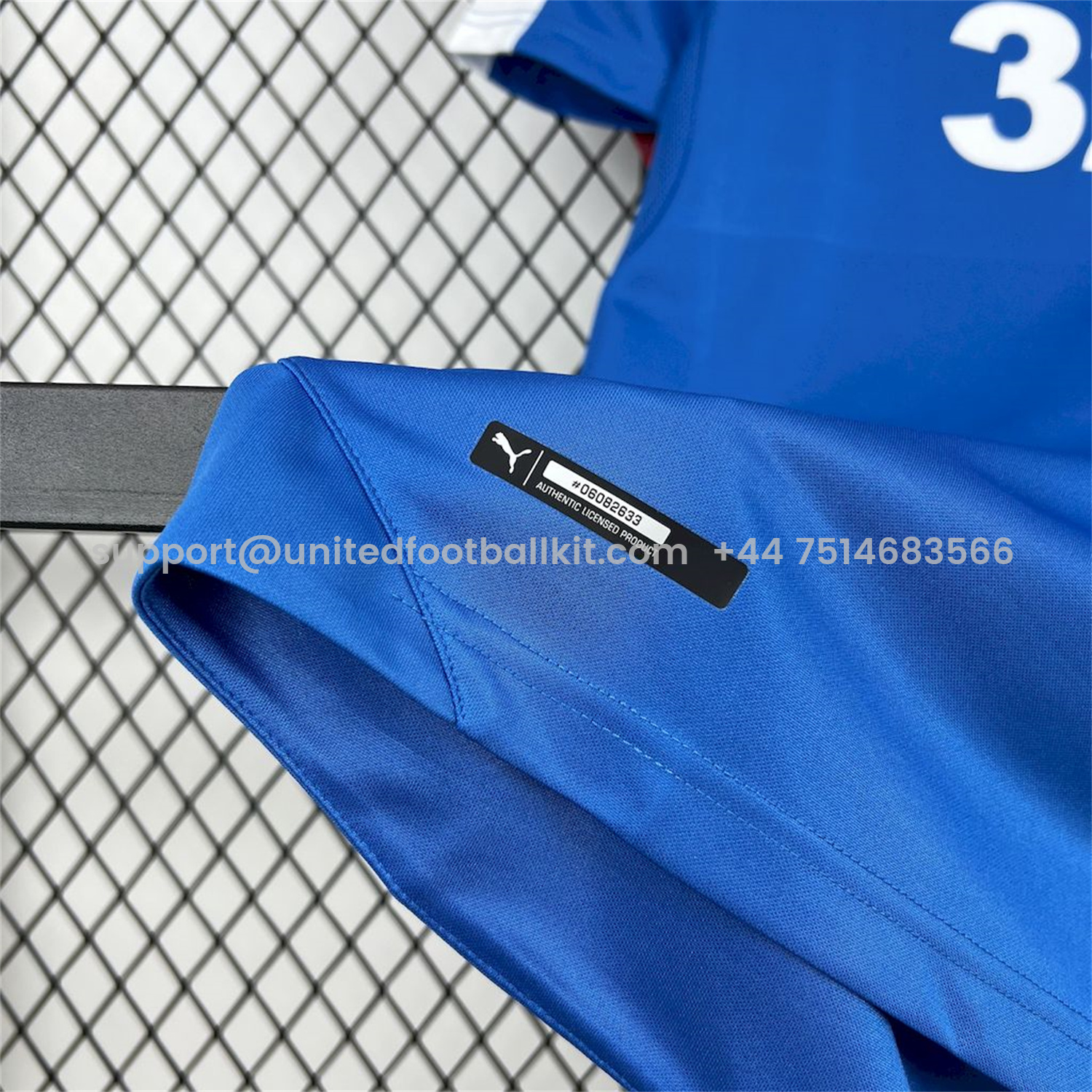 Unitedfootballkit.com | Retro Glasgow Rangers 2015-16 Home Jersey -Customize Name, Number and Patch | Worldwide Shipping